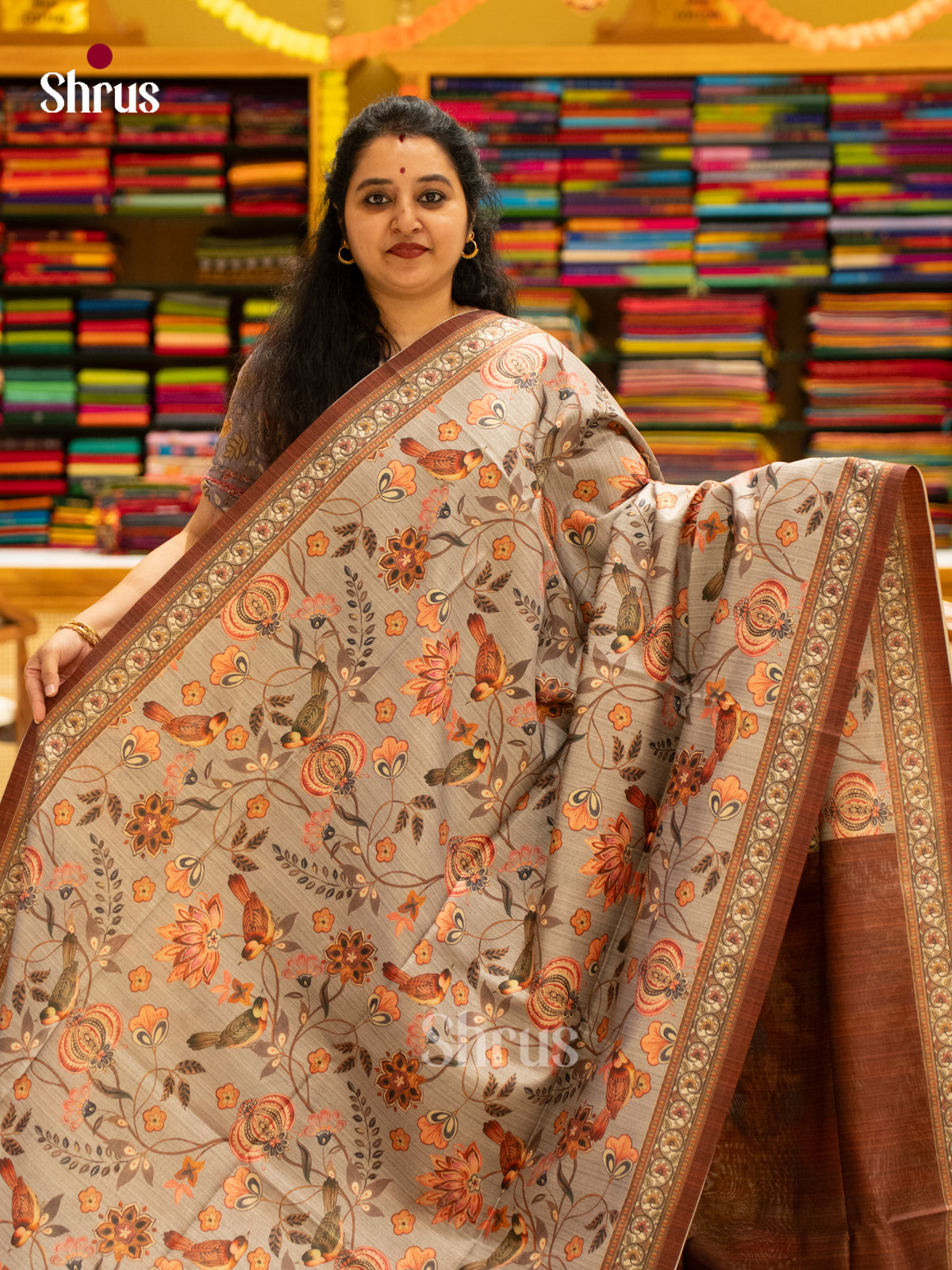 Chennur-Print Saree - EJ04414
