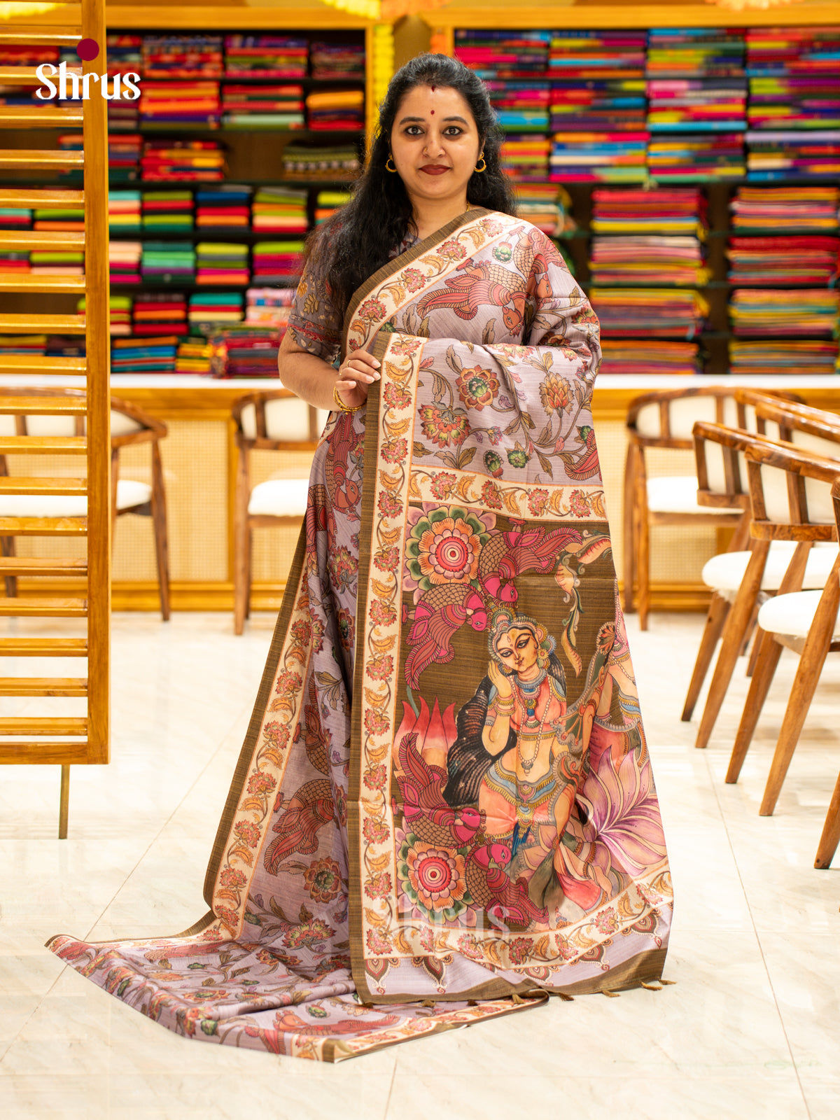 Chennur-Print Saree - EJ04417