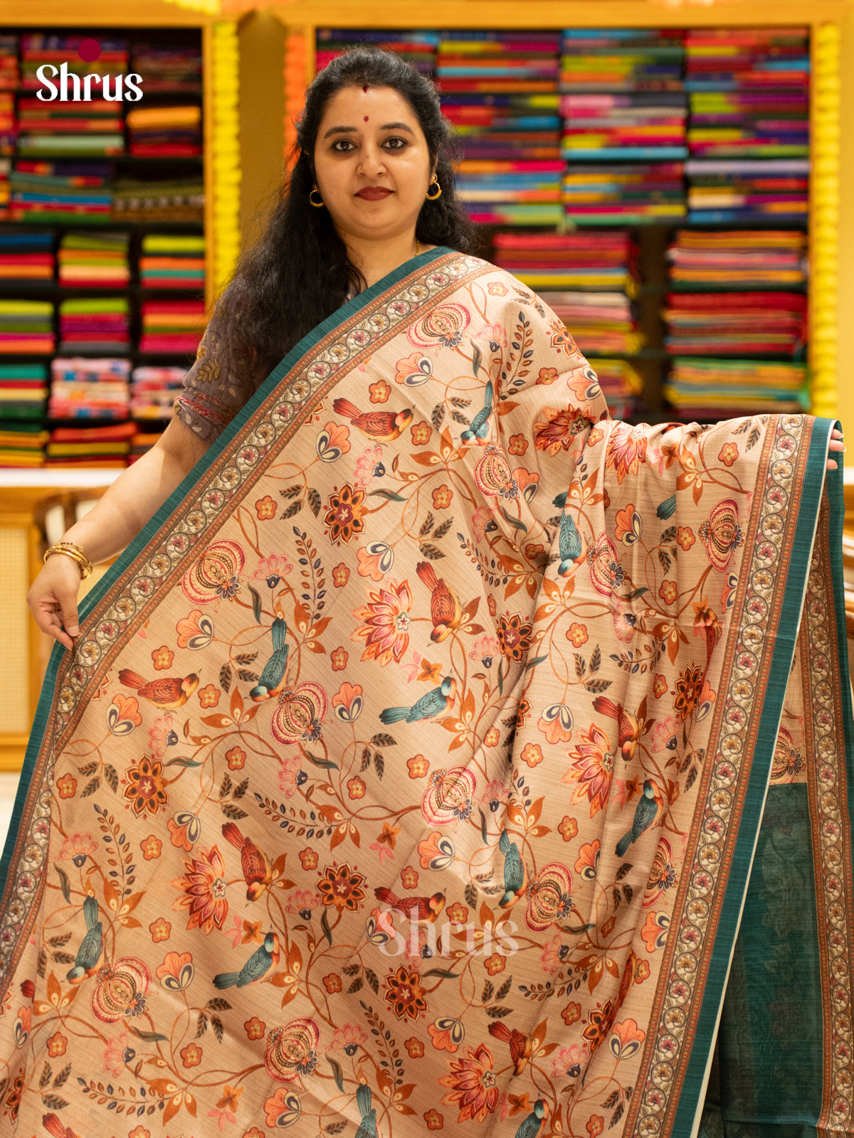 Chennur-Print Saree - EJ04418
