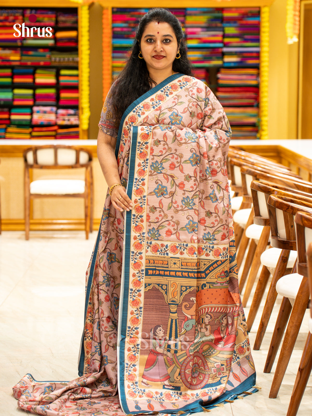 Chennur-Print Saree - EJ04421