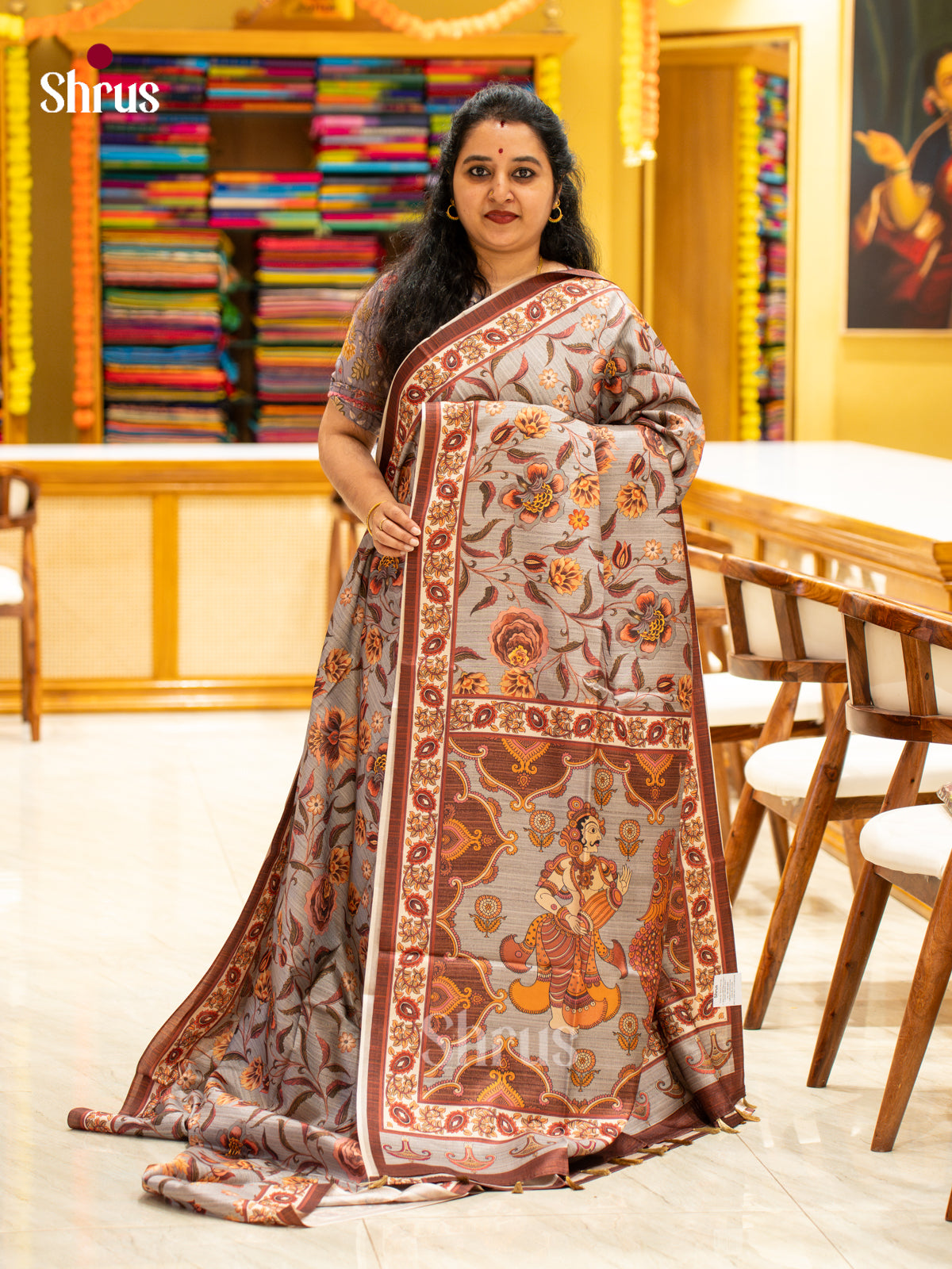 Chennur-Print Saree - EJ04424