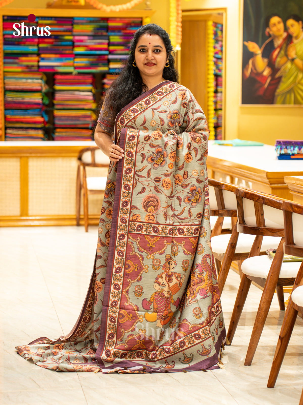 Chennur-Print Saree - EJ04425