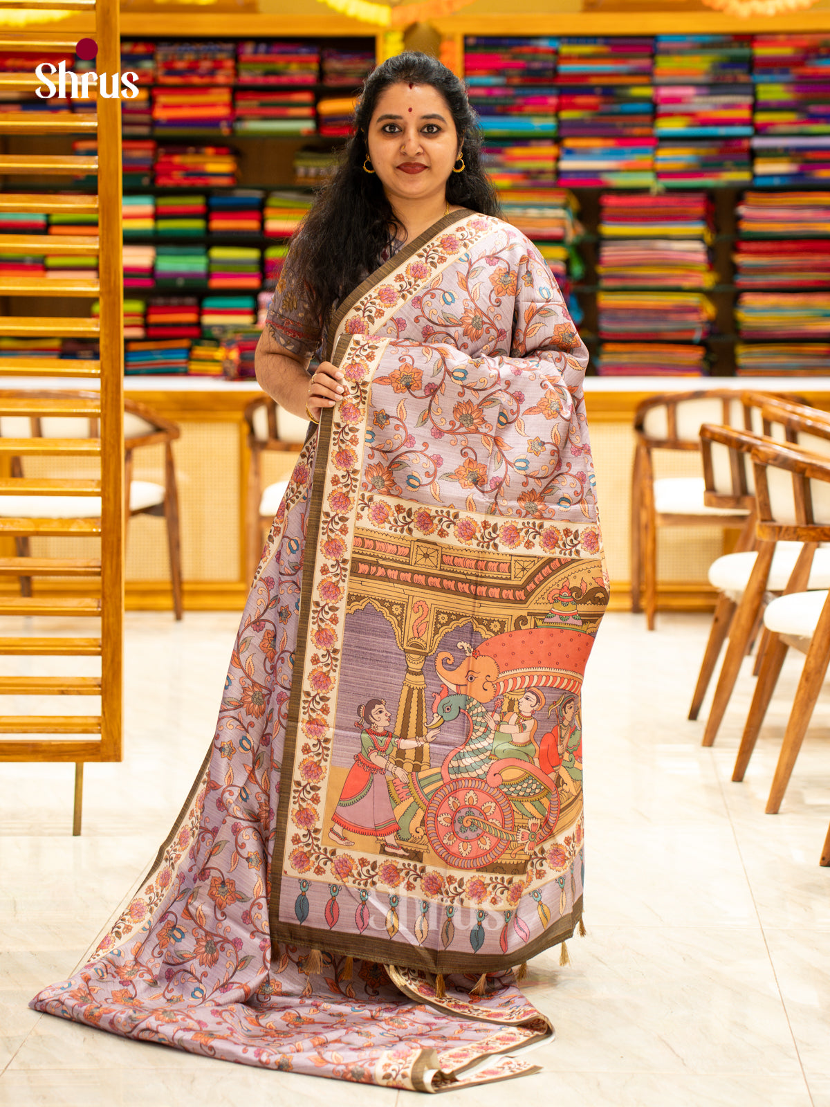 Chennur-Print Saree - EJ04428
