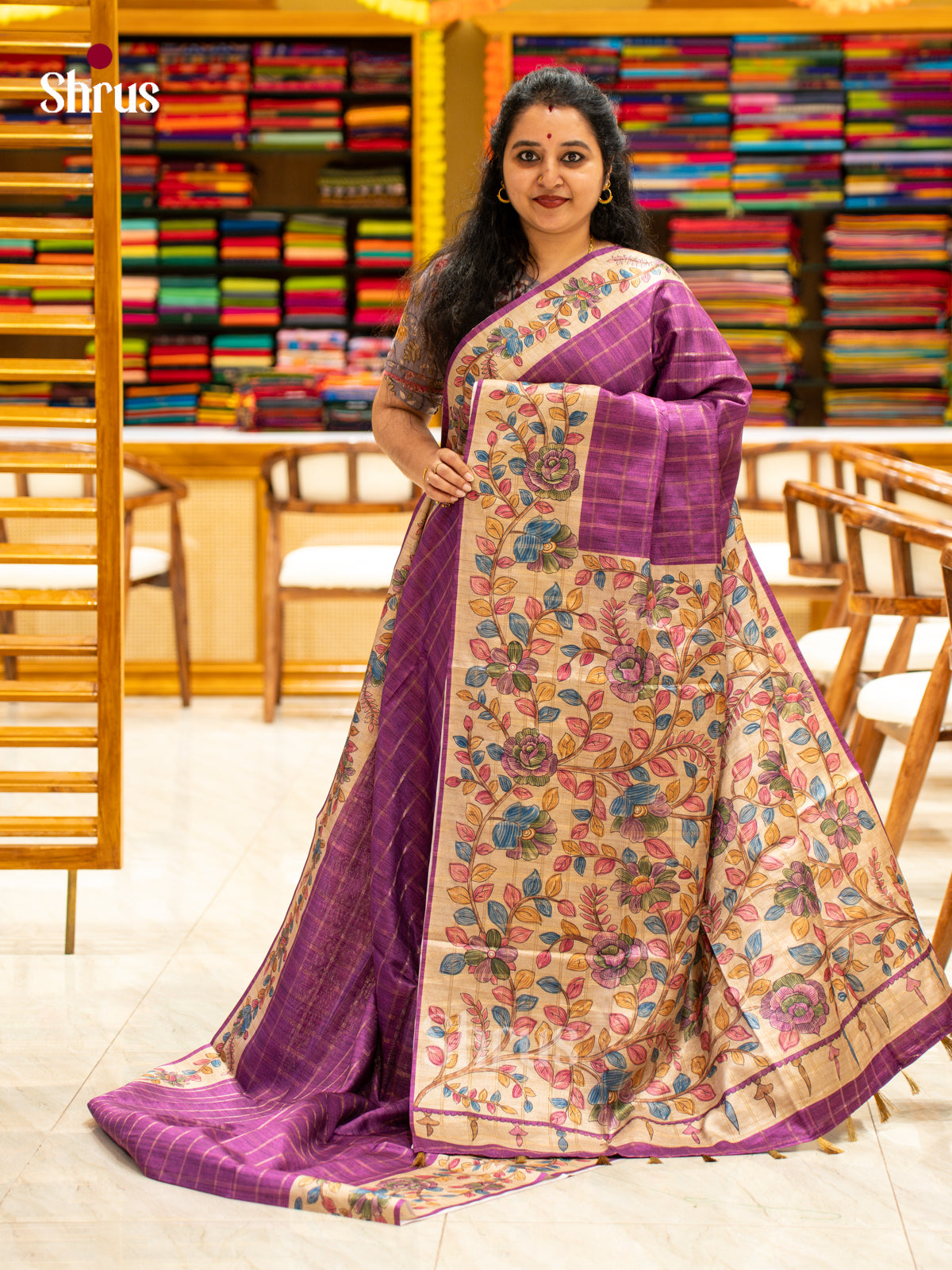 Chennur-Print Saree - EJ04459