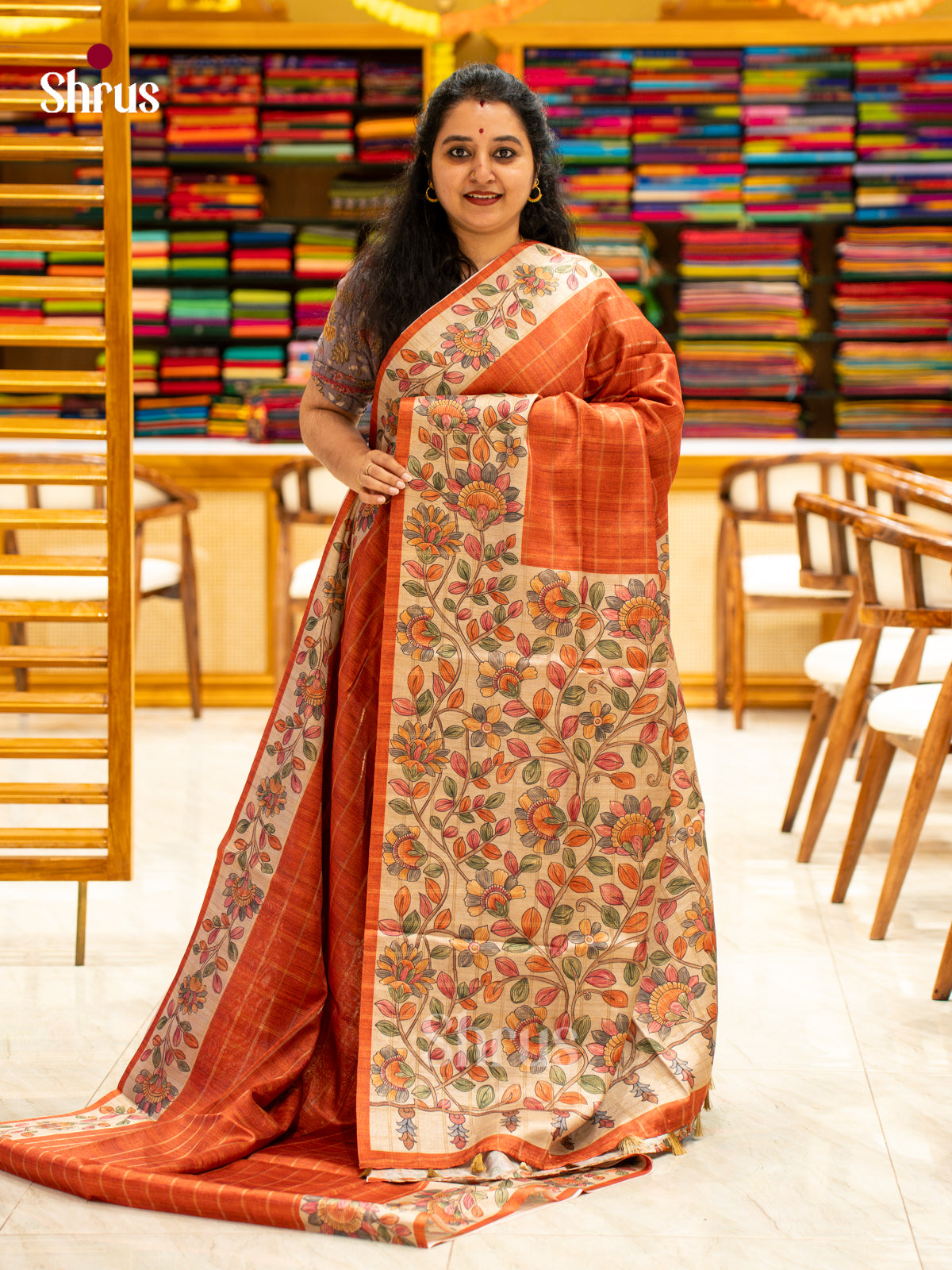 Chennur-Print Saree - EJ04469