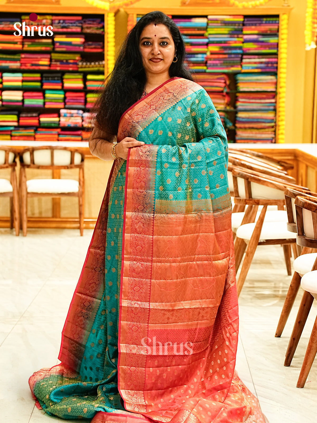 Semi Rawsilk Saree - EJ05017