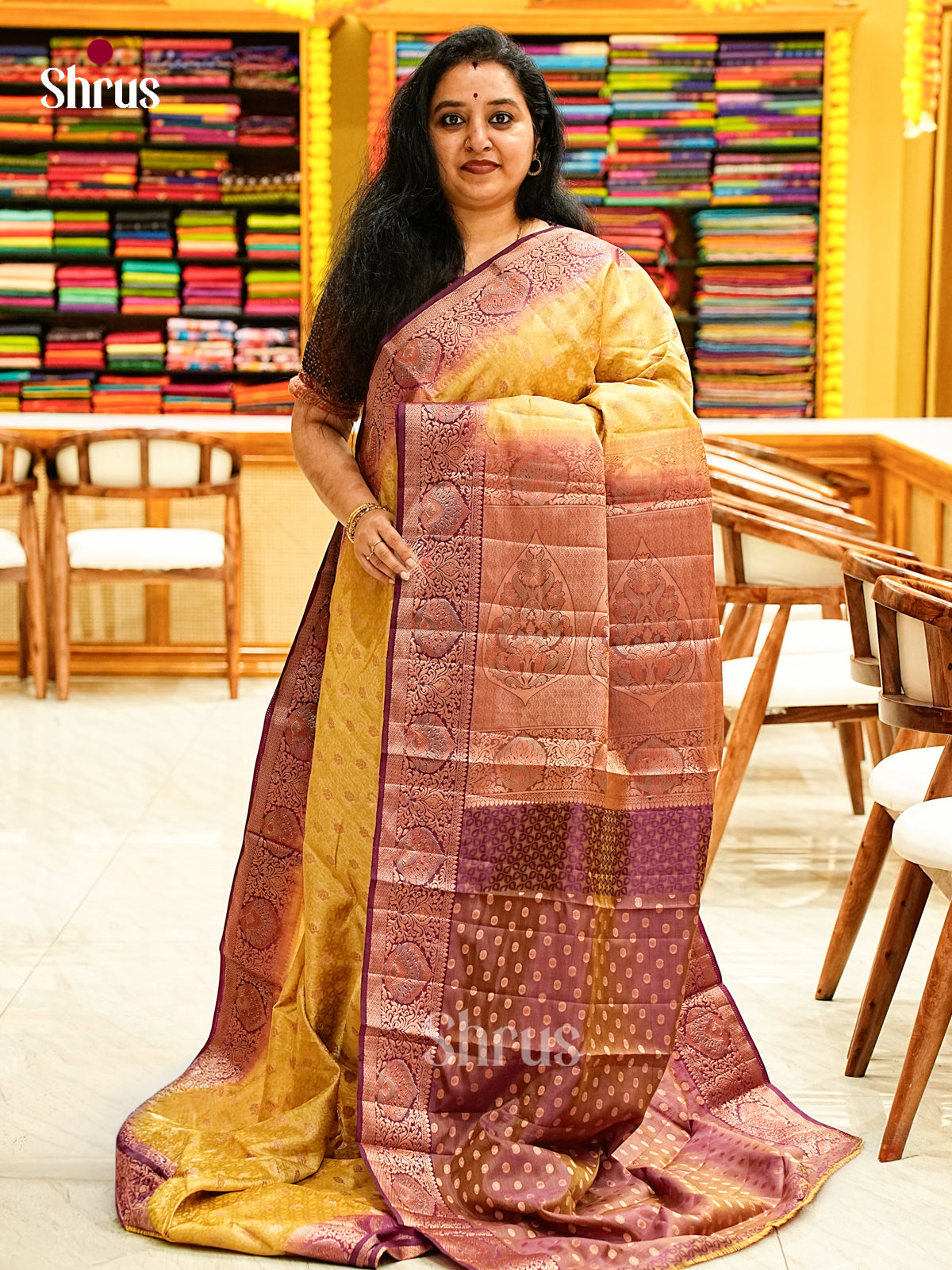 Semi Rawsilk Saree - EJ05027