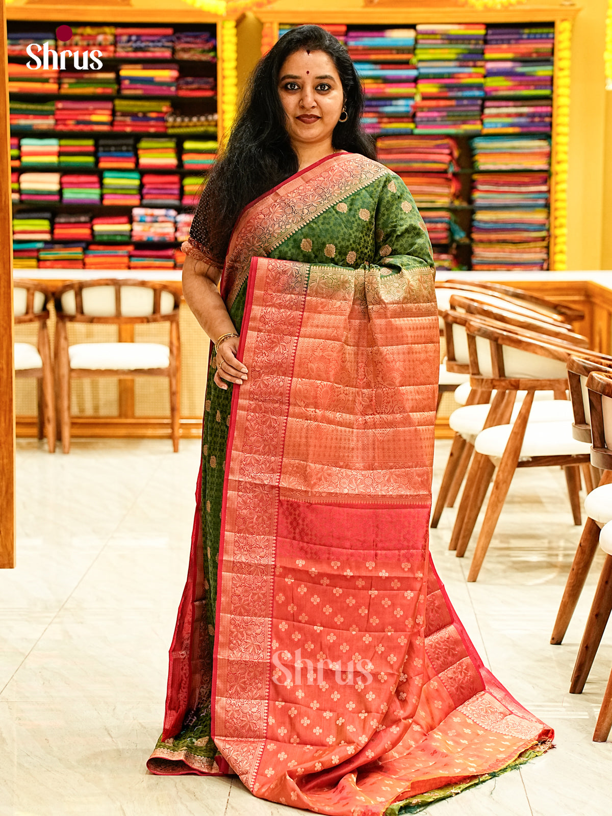 Semi Rawsilk Saree - EJ05051