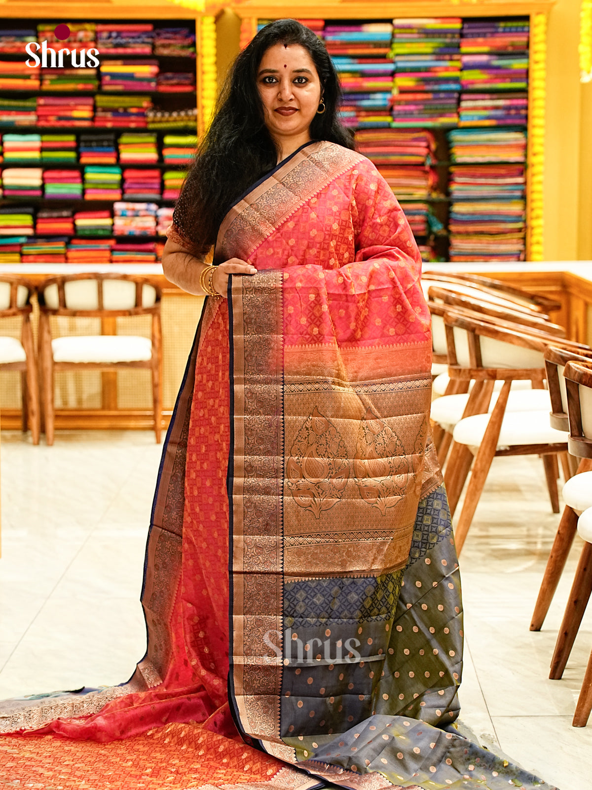 Semi Rawsilk Saree - EJ05068