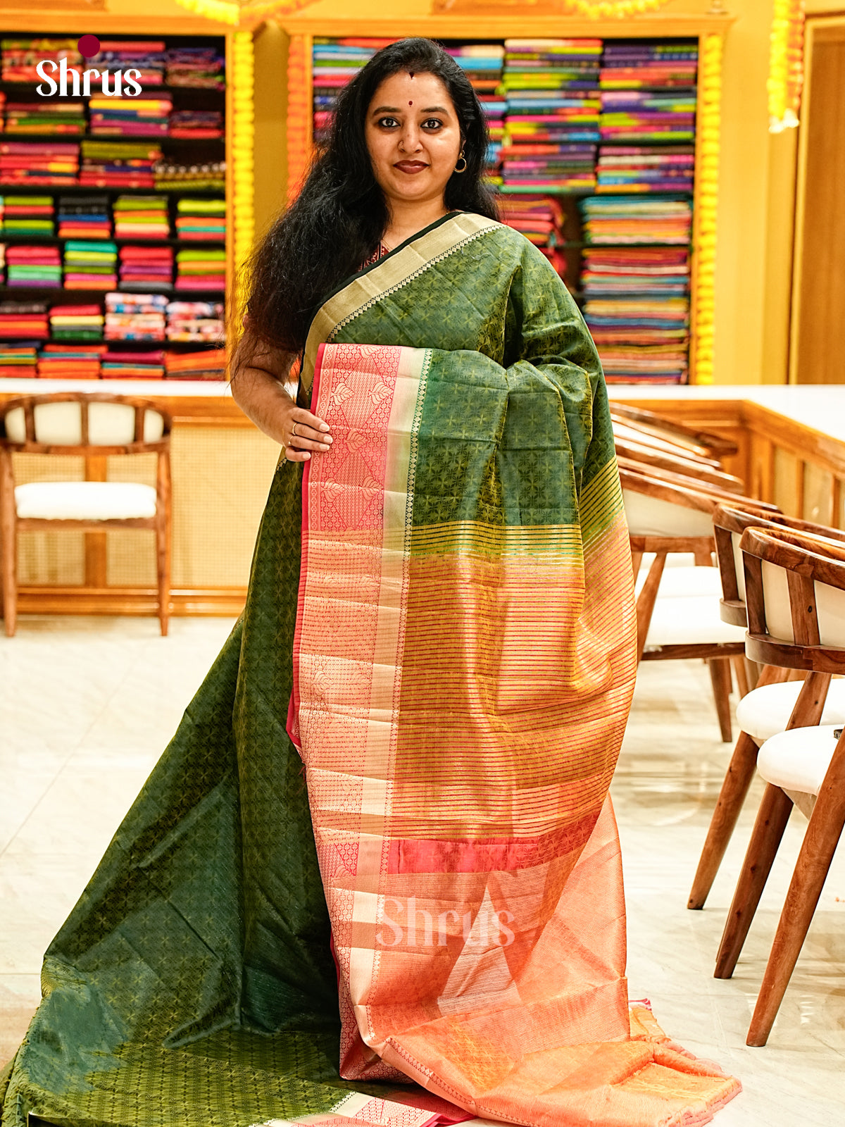 Semi Rawsilk Saree - EJ05078