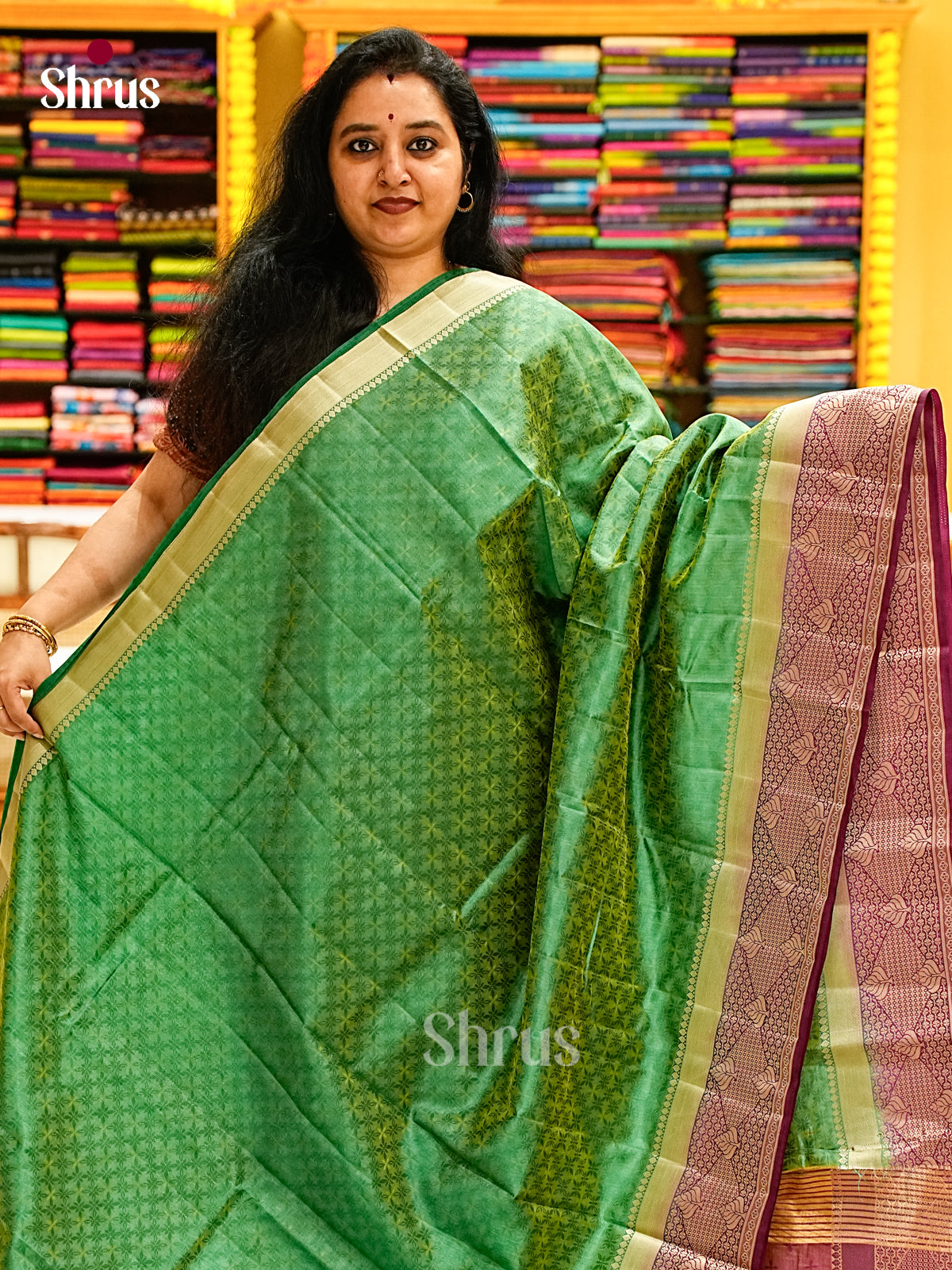 Semi Rawsilk Saree - EJ05079
