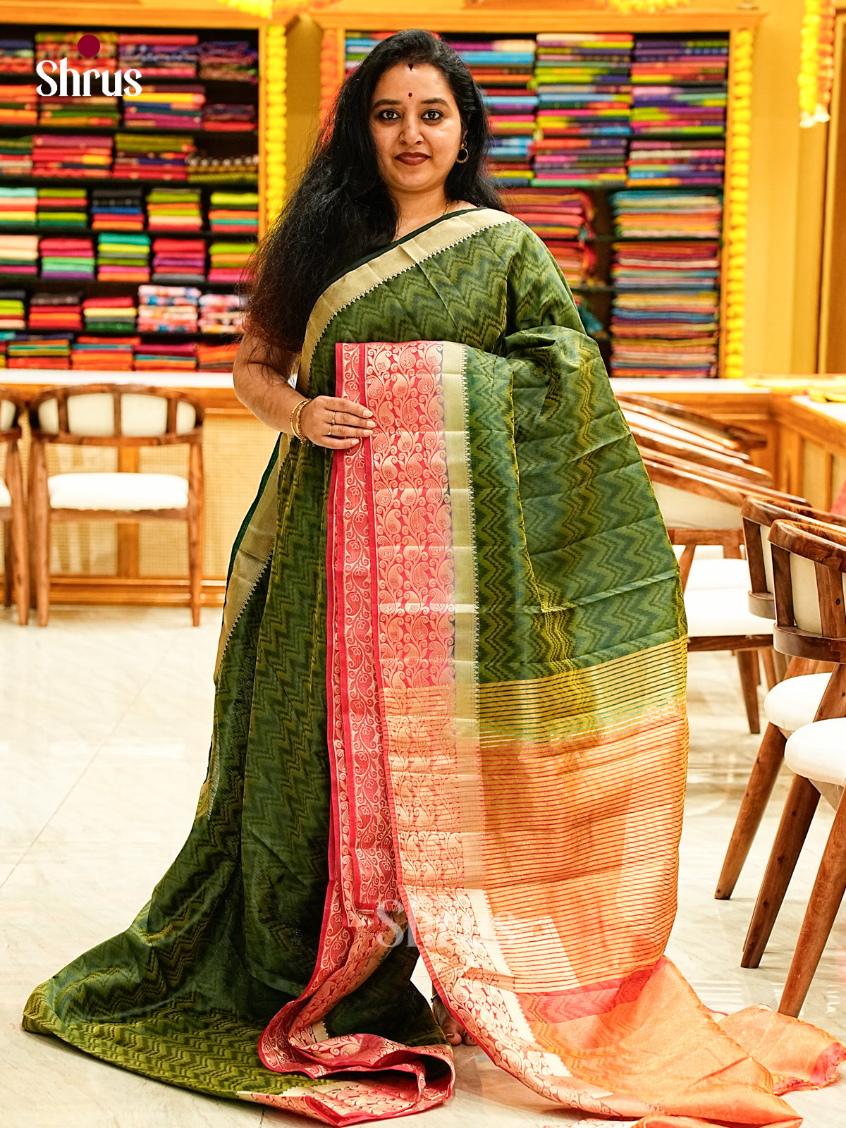 Semi Rawsilk Saree - EJ05082