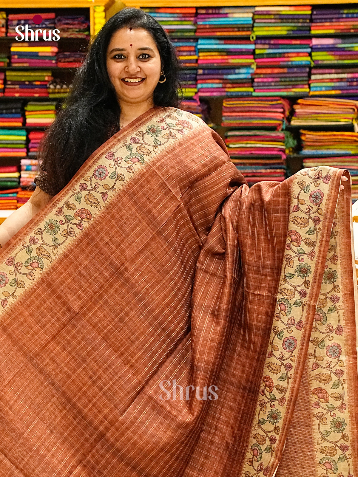 Semi Tussar Saree - EJ05121