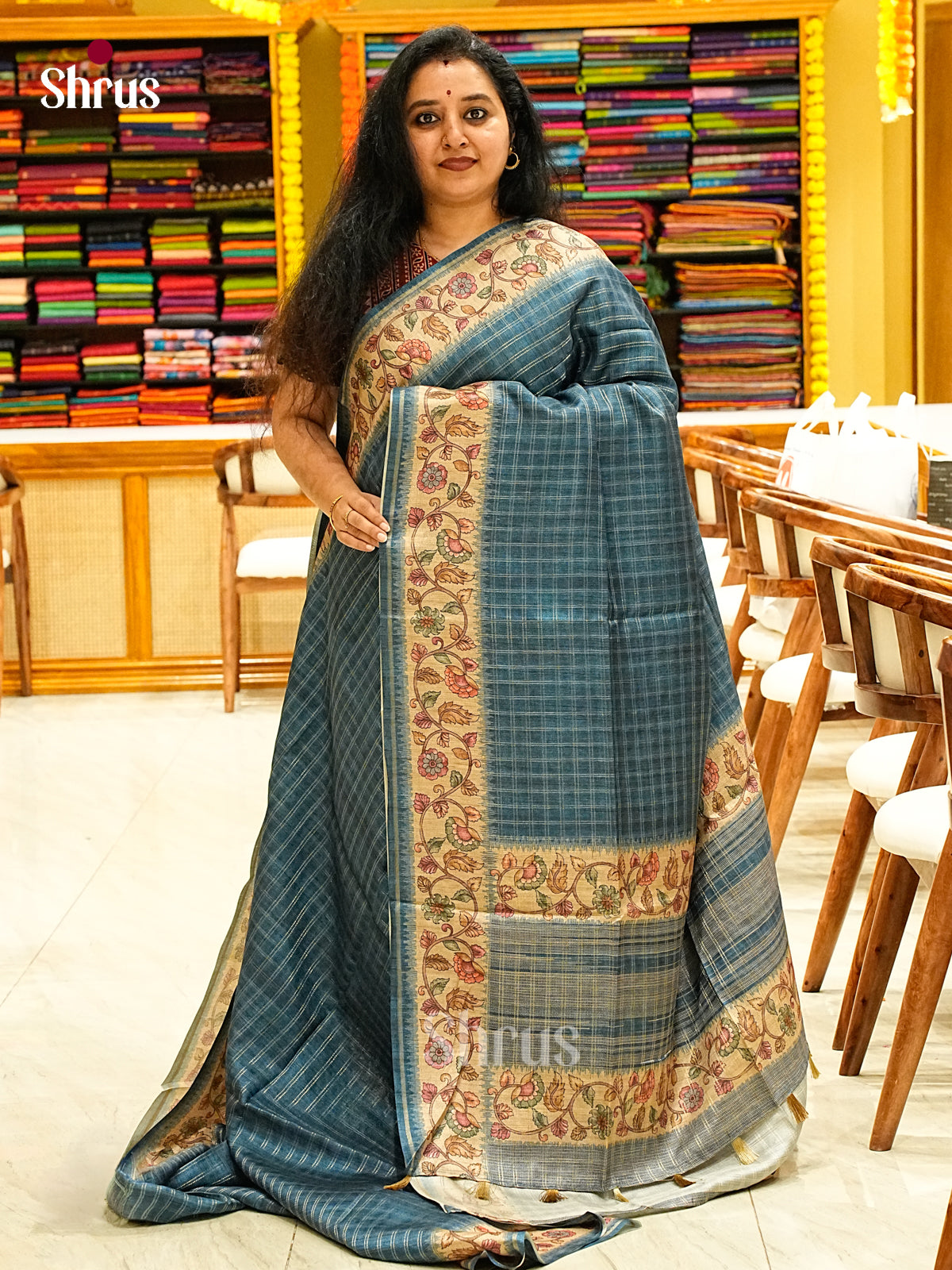 Semi Tussar Saree - EJ05122