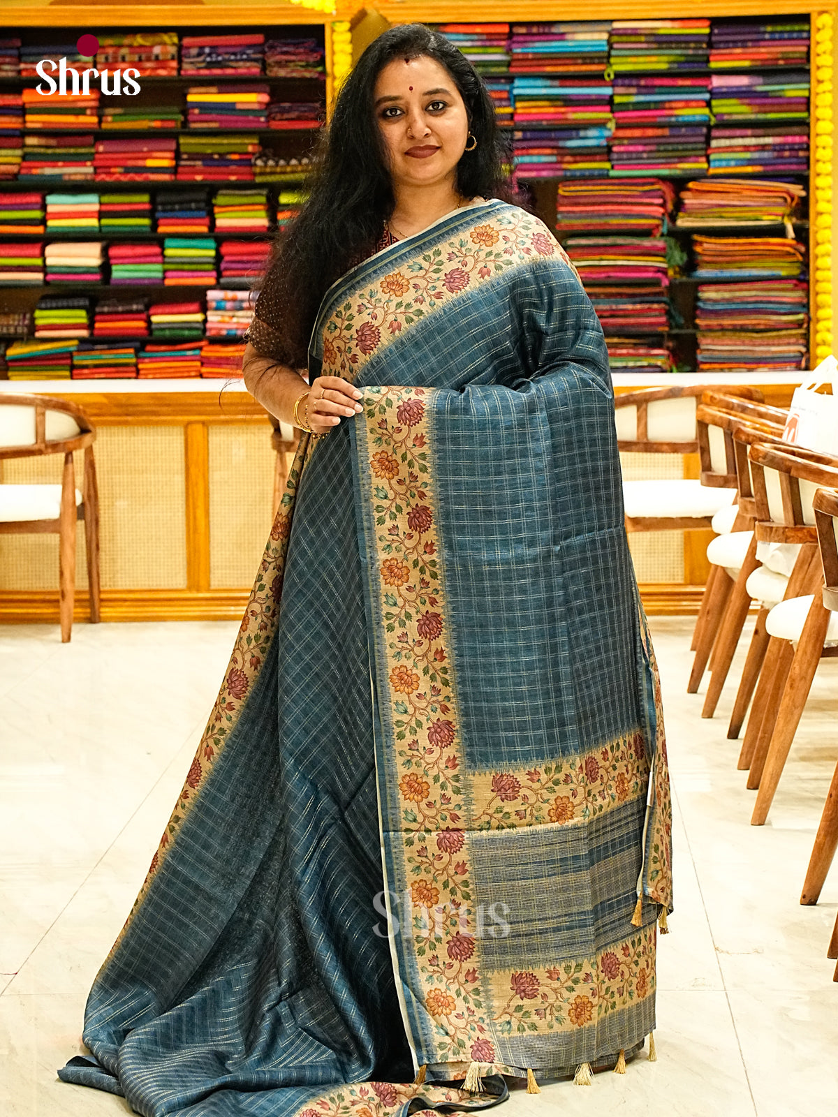 Semi Tussar Saree - EJ05125