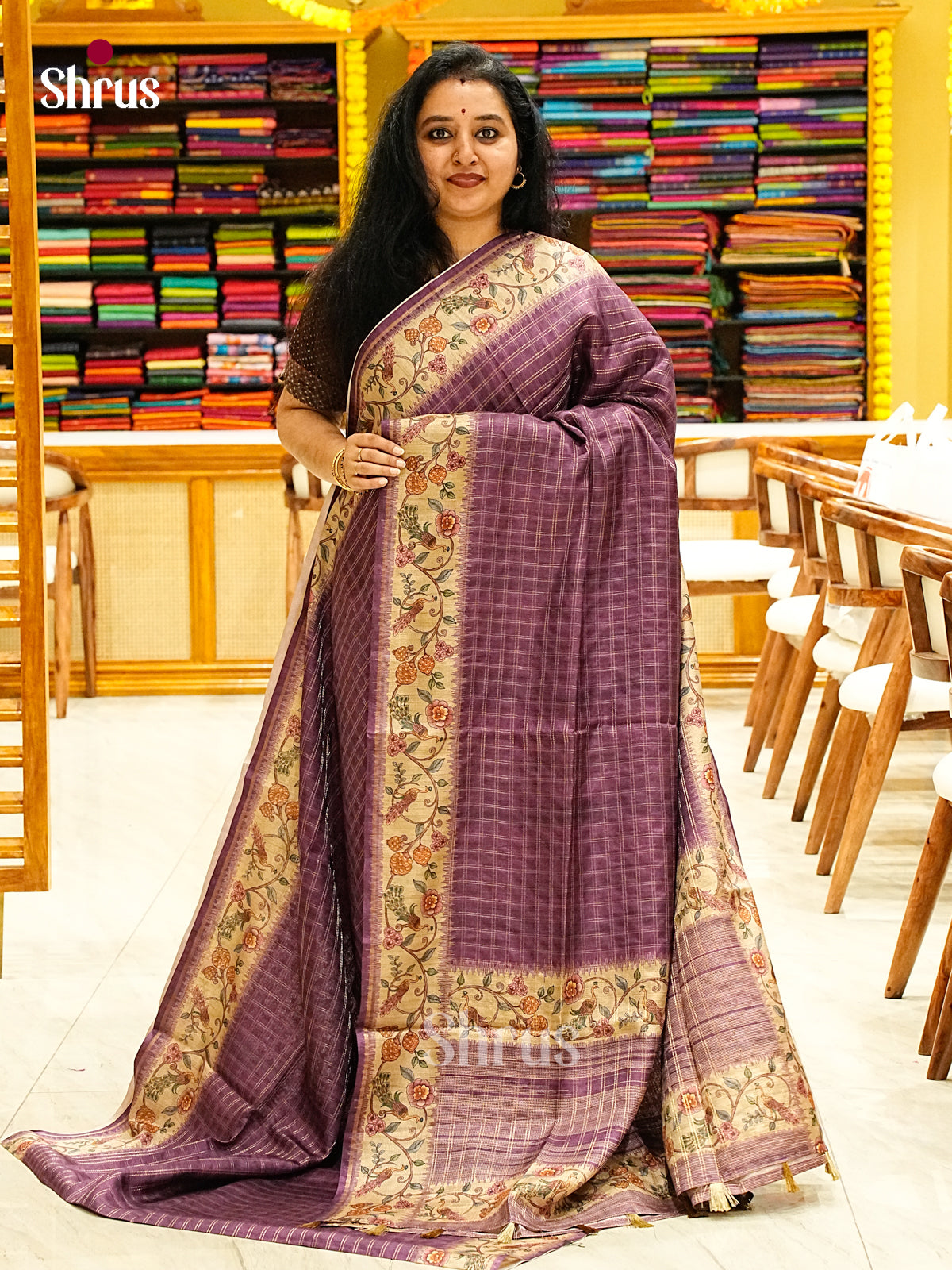 Semi Tussar Saree - EJ05130