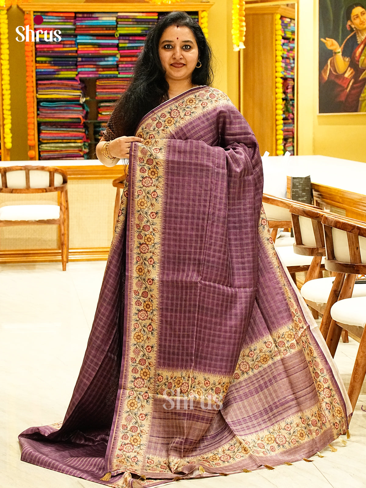 Semi Tussar Saree - EJ05133