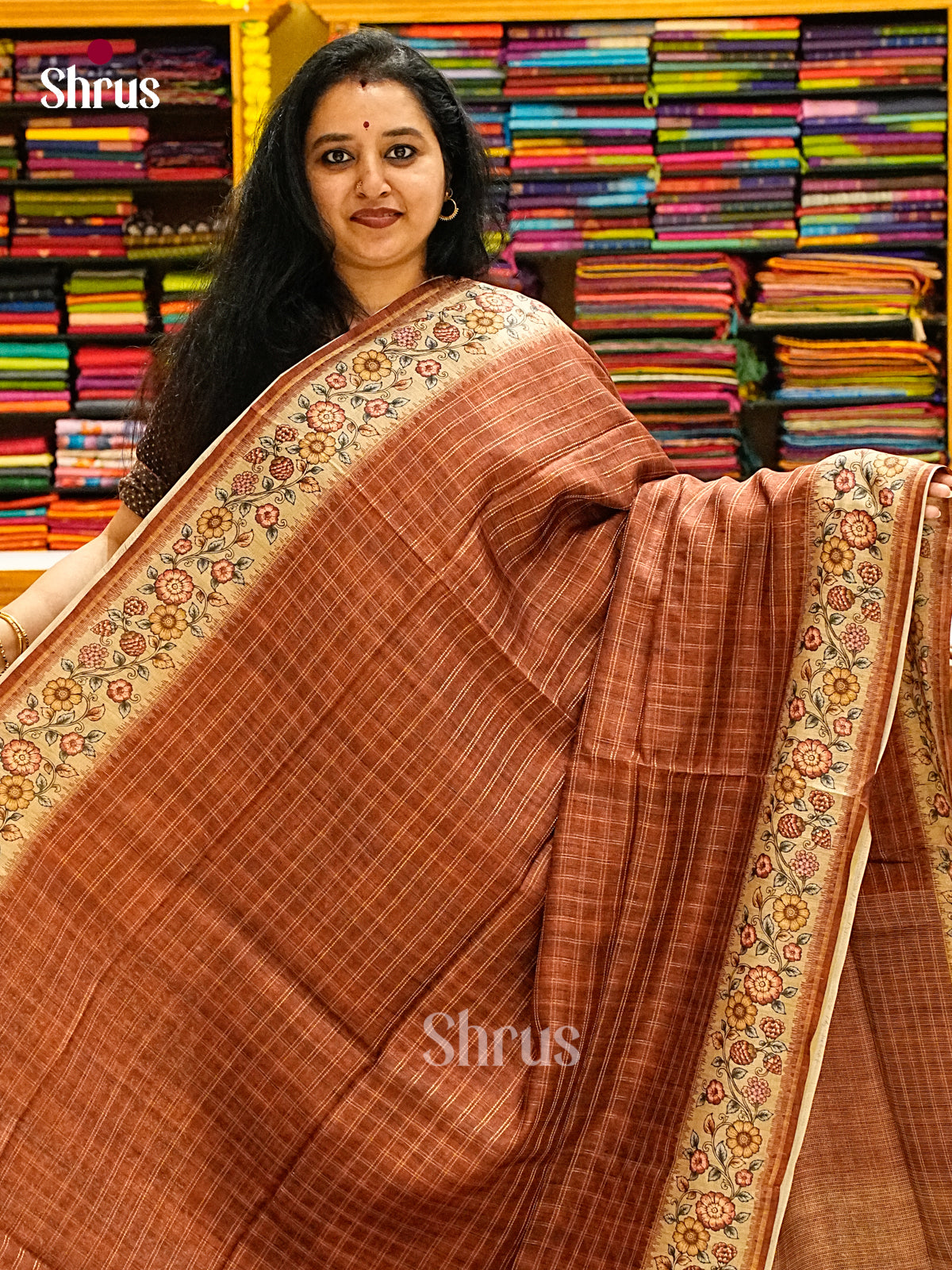 Semi Tussar Saree - EJ05135