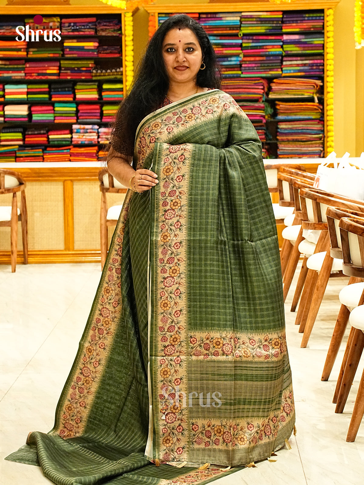 Semi Tussar Saree - EJ05136