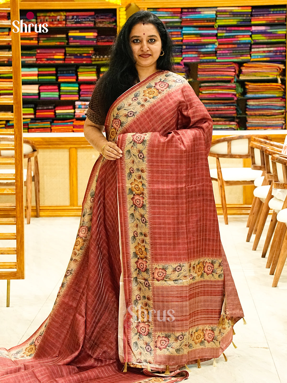 Semi Tussar Saree - EJ05140