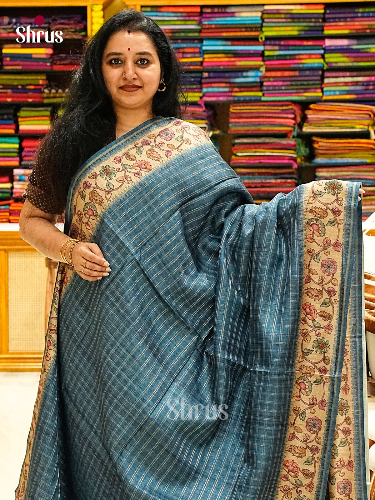 Semi Tussar Saree - EJ05144