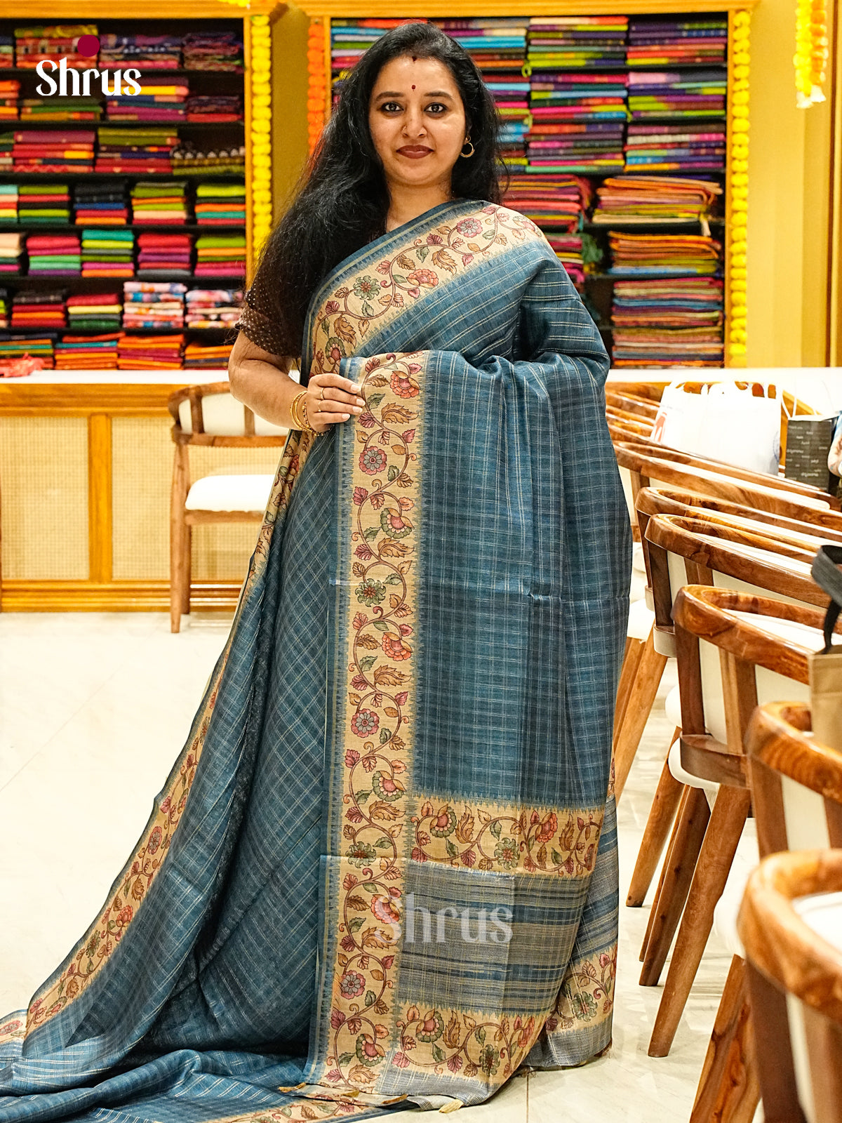 Semi Tussar Saree - EJ05144