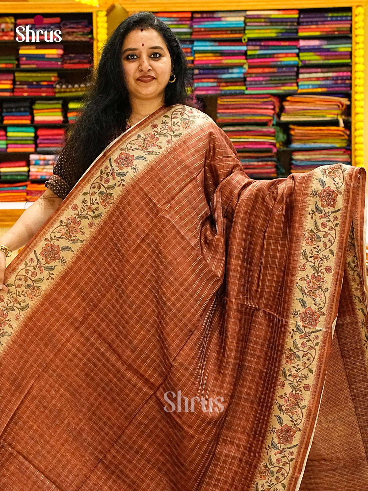 Semi Tussar Saree - EJ05152