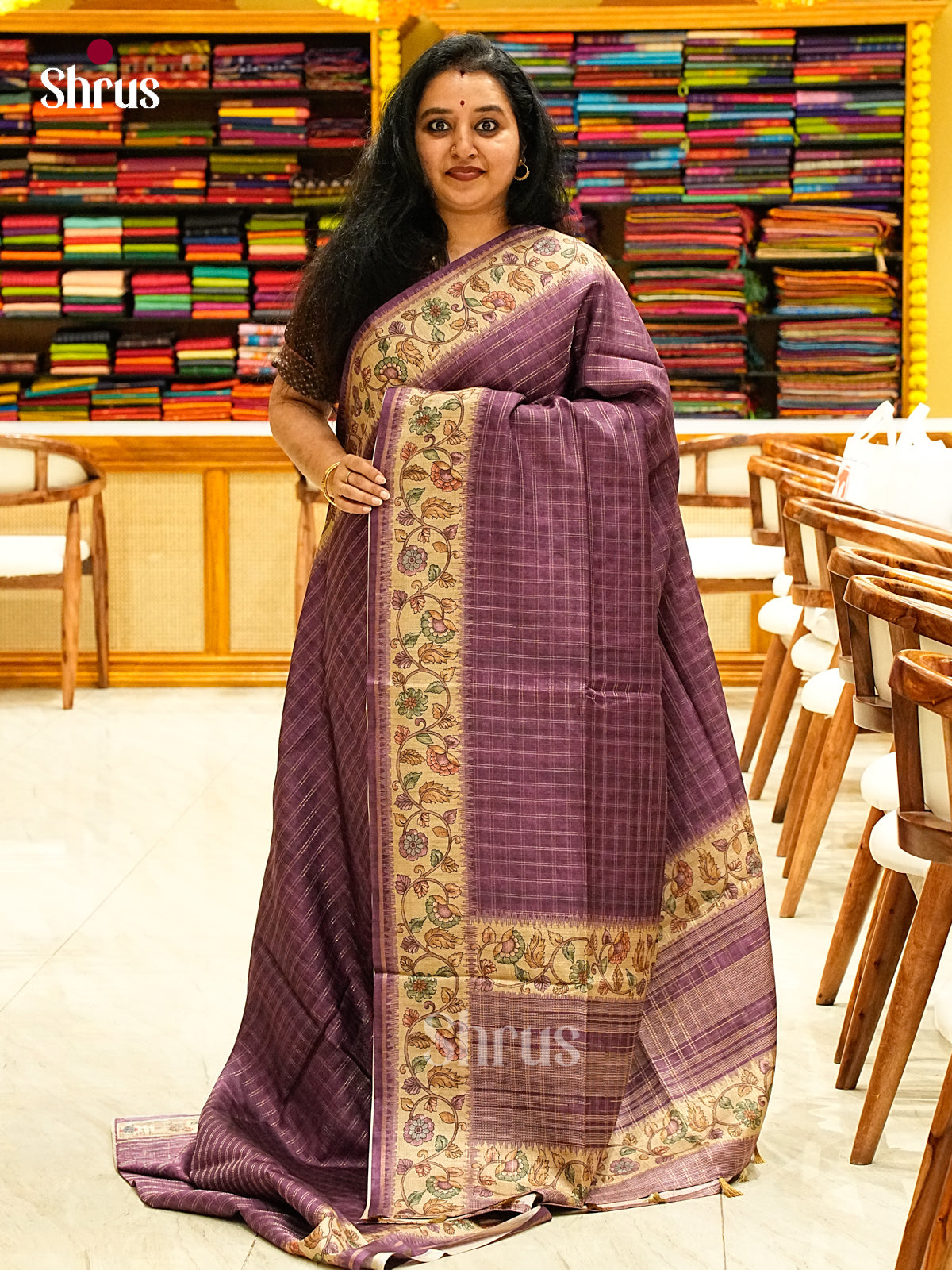 Semi Tussar Saree - EJ05153
