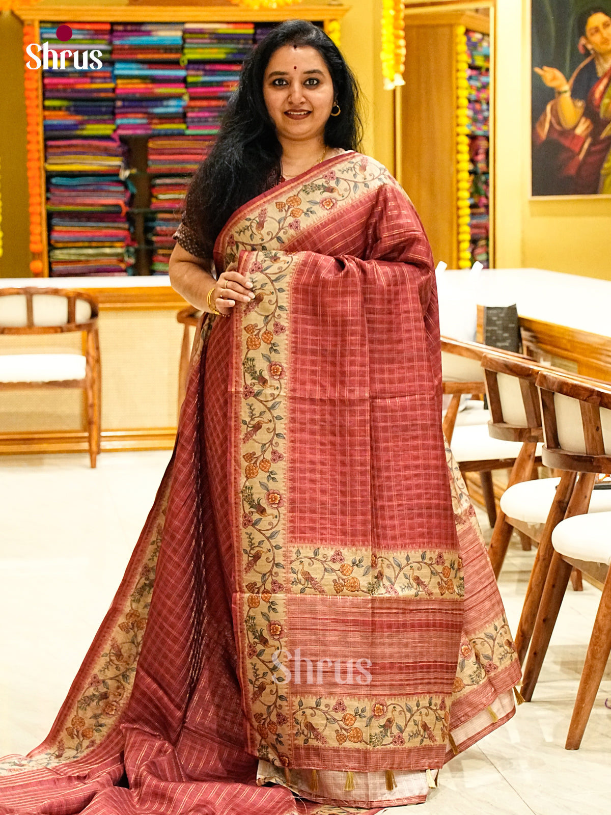 Semi Tussar Saree - EJ05154