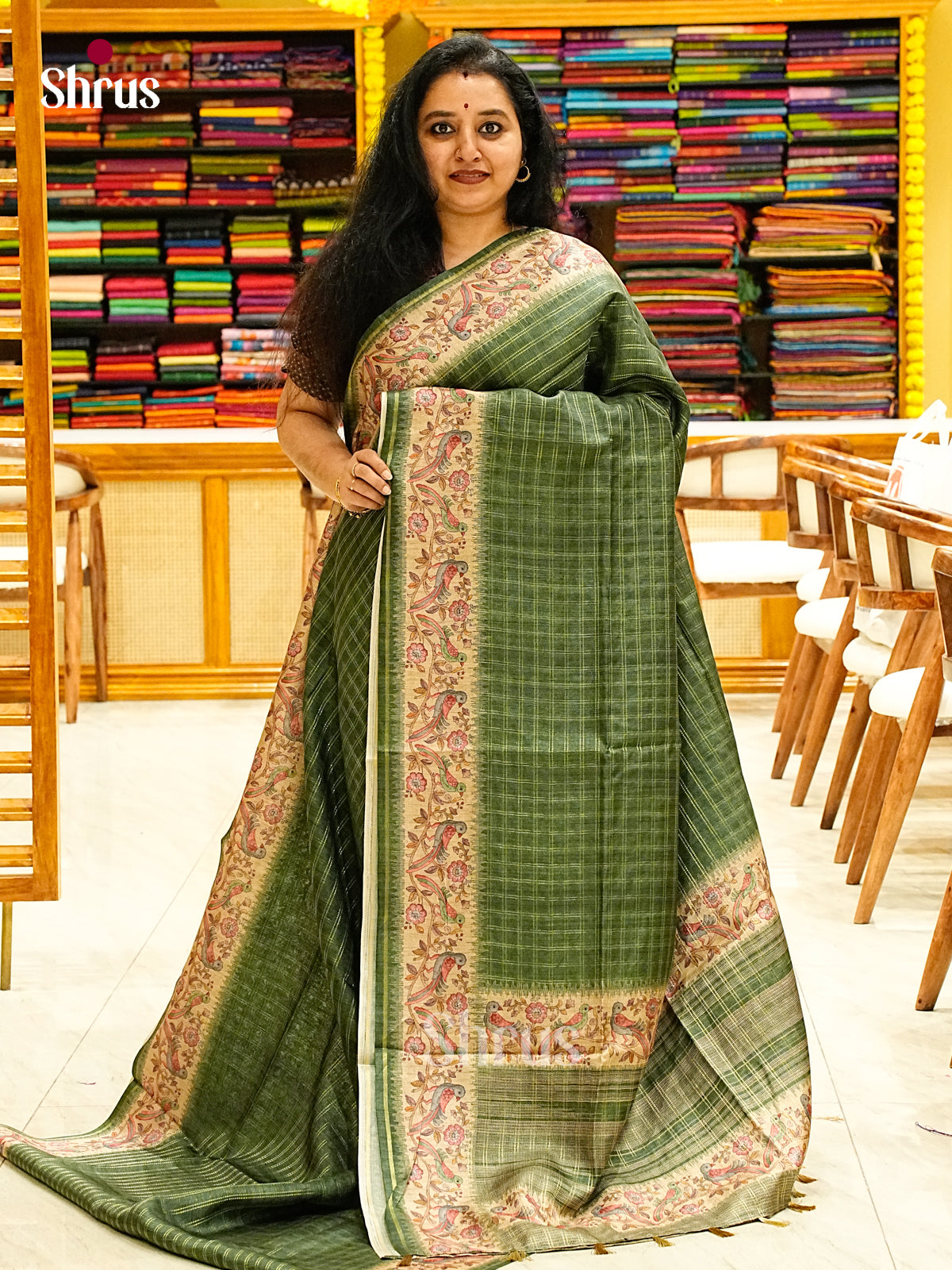 Semi Tussar Saree - EJ05156