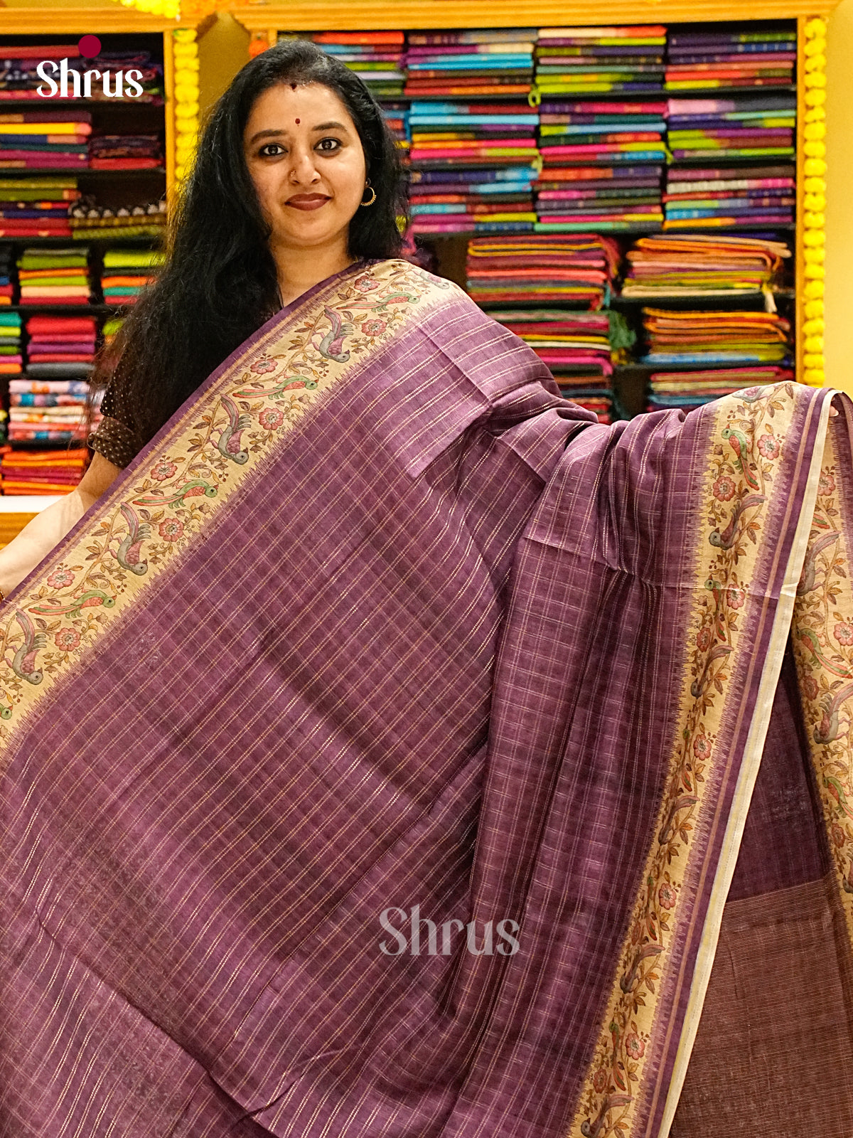 Semi Tussar Saree - EJ05157
