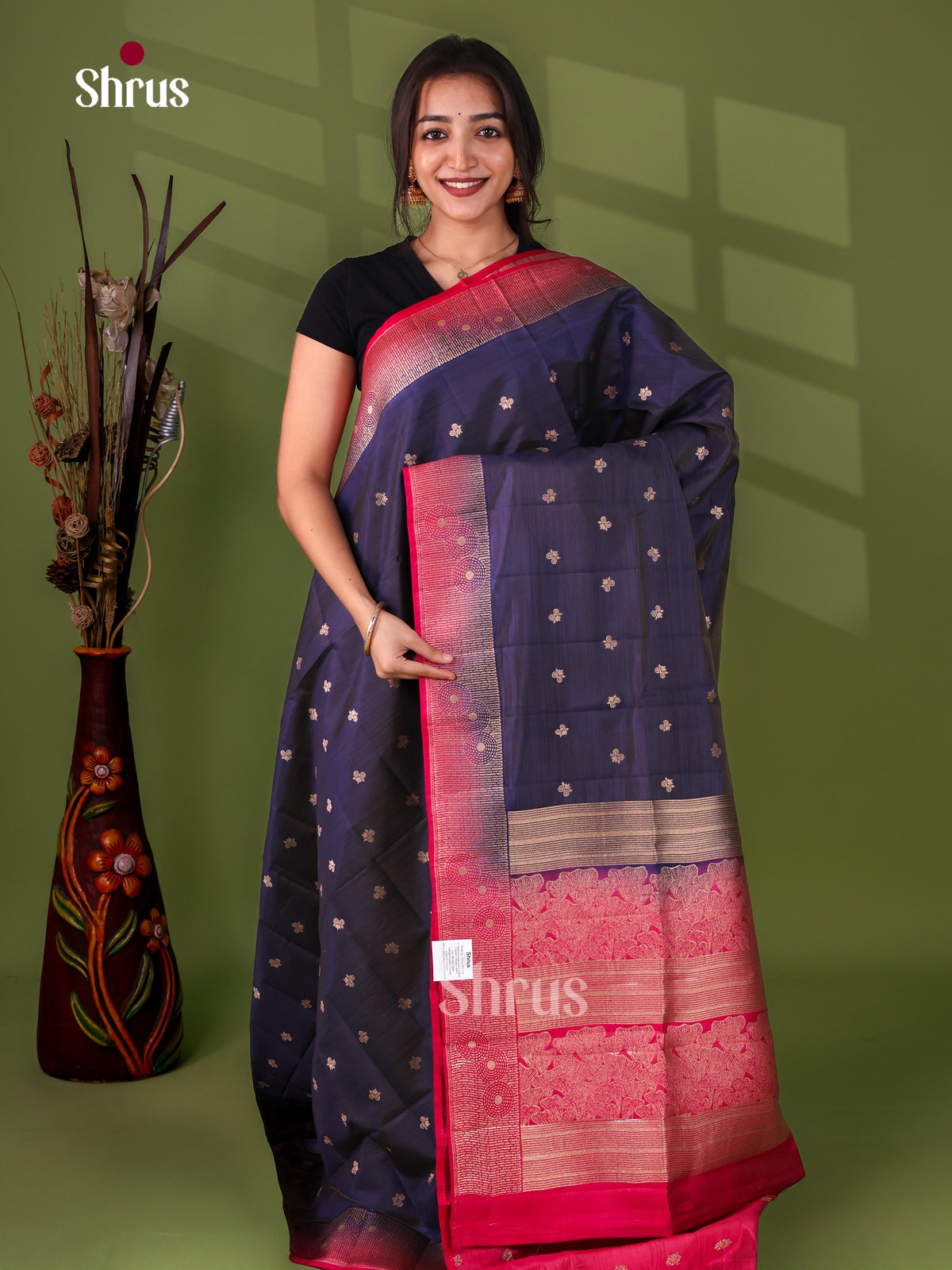 Semi Rawsilk Saree - EJ05181