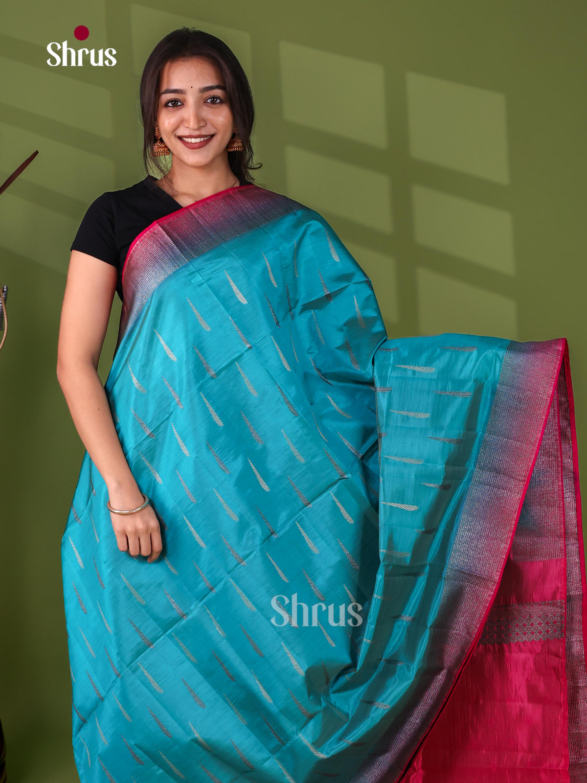 Semi Rawsilk Saree - EJ05200