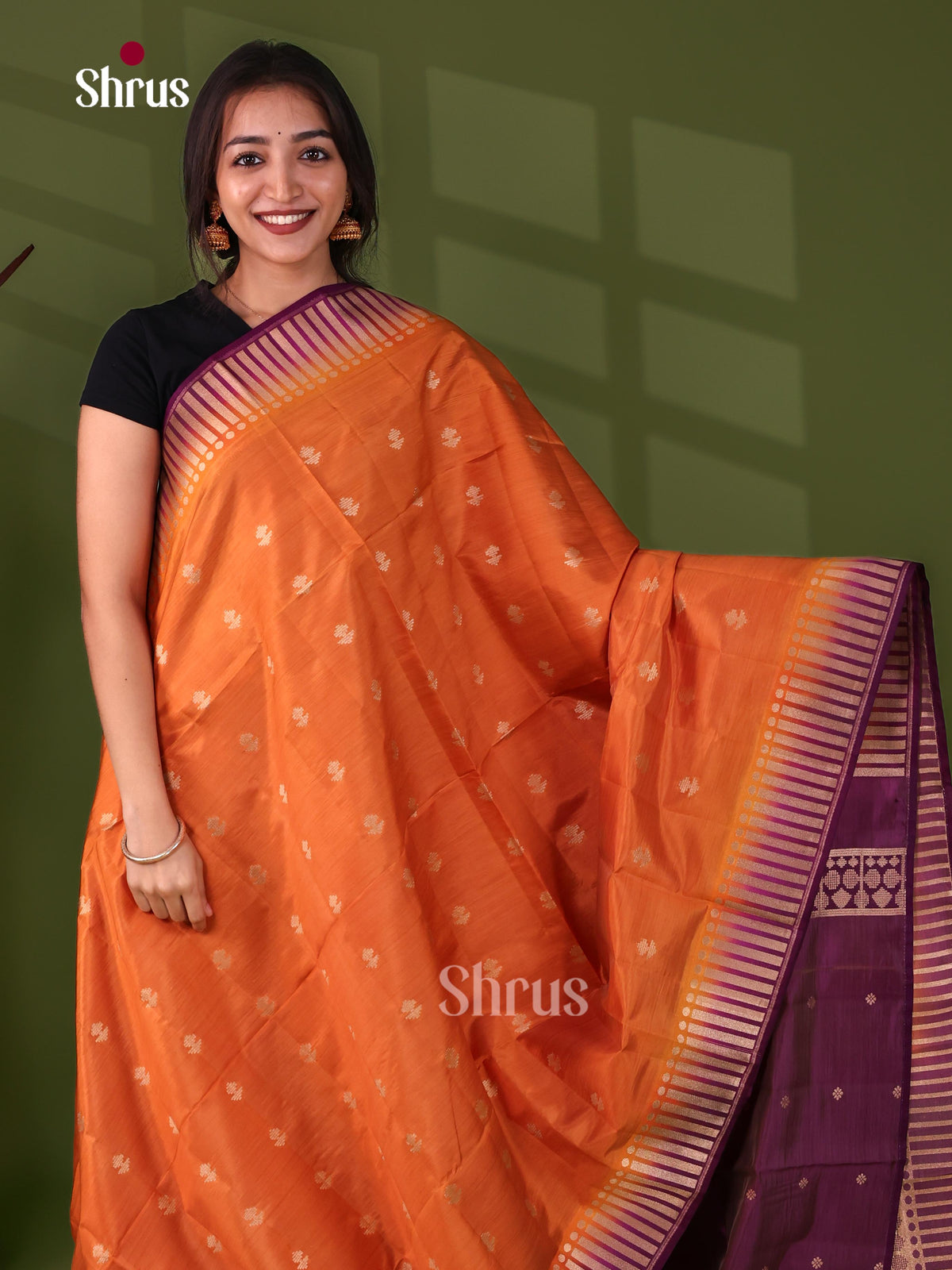Semi Rawsilk Saree - EJ05232
