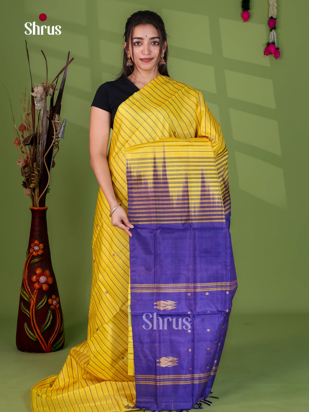 Banana Pith Saree - EJ05300
