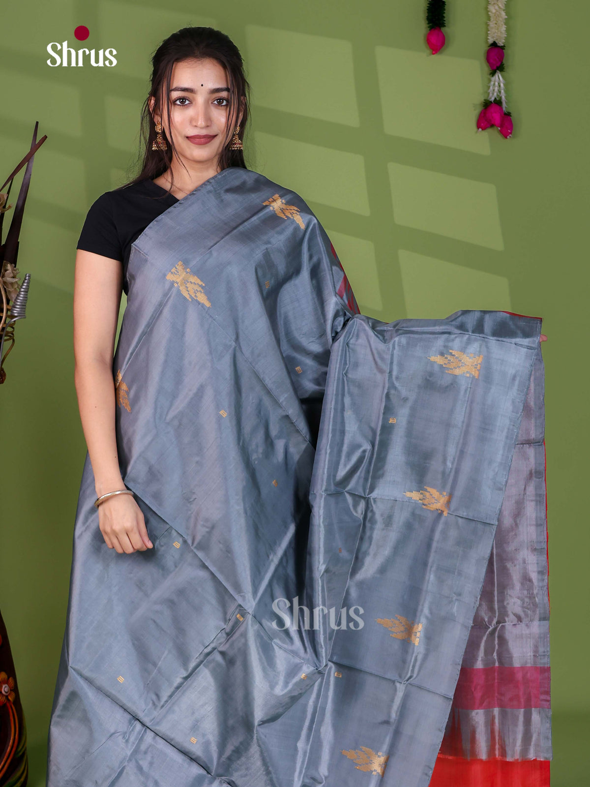 Banana Pith Saree - EJ05314
