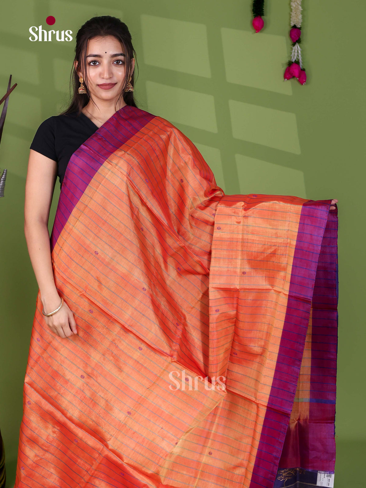 Banana Pith Saree - EJ05318