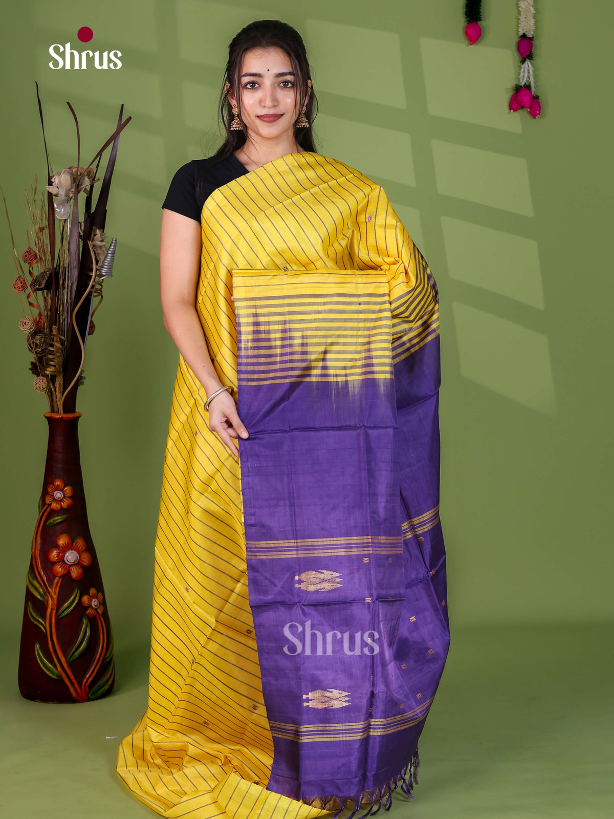 Banana Pith Saree - EJ05319