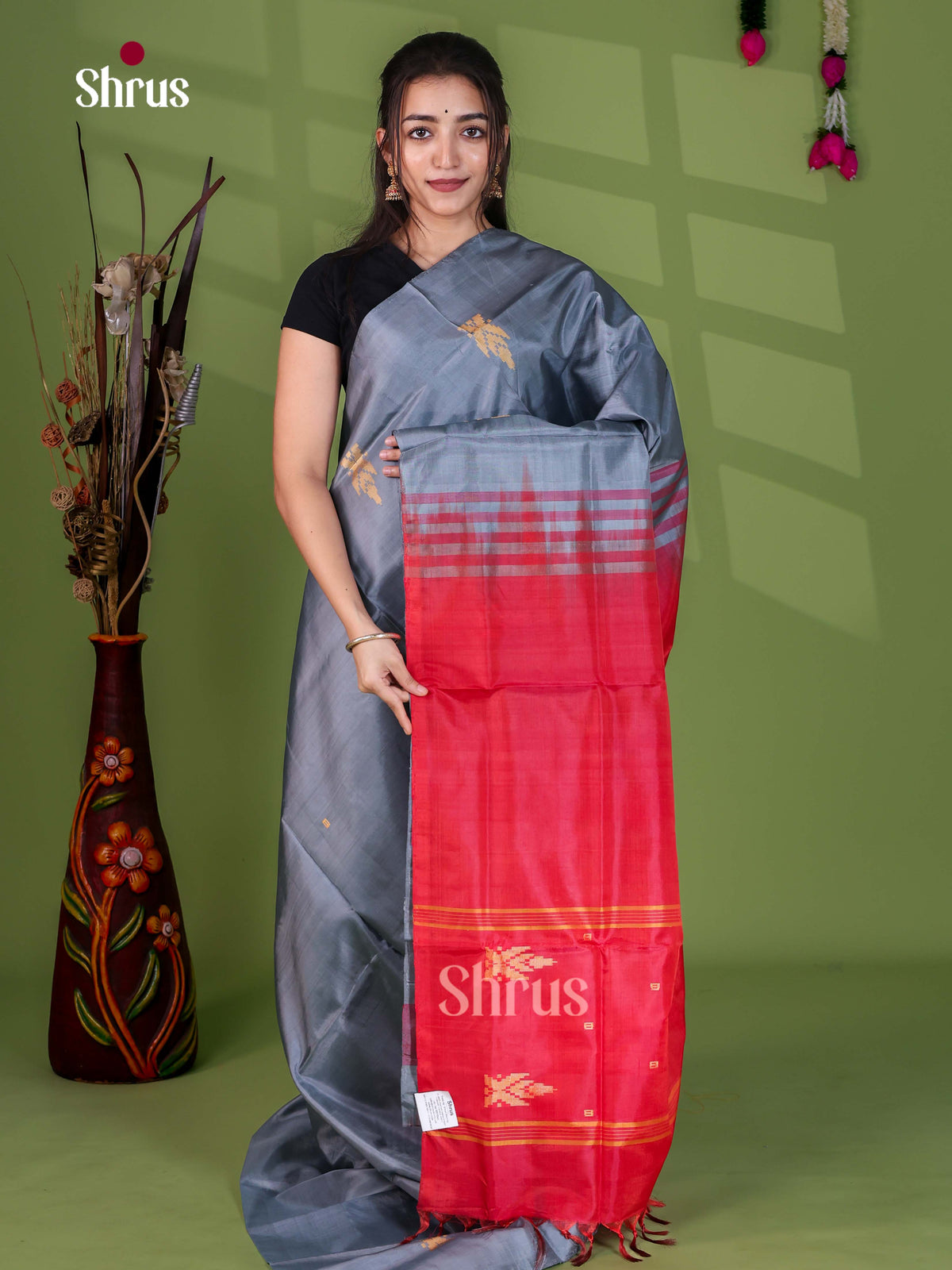 Banana Pith Saree - EJ05326