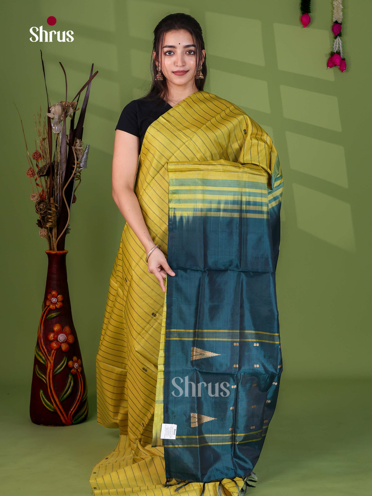 Banana Pith Saree - EJ05338