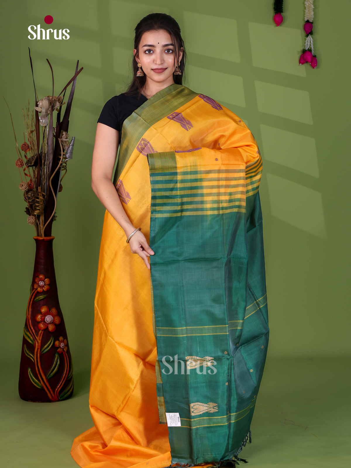 Banana Pith Saree - EJ05340