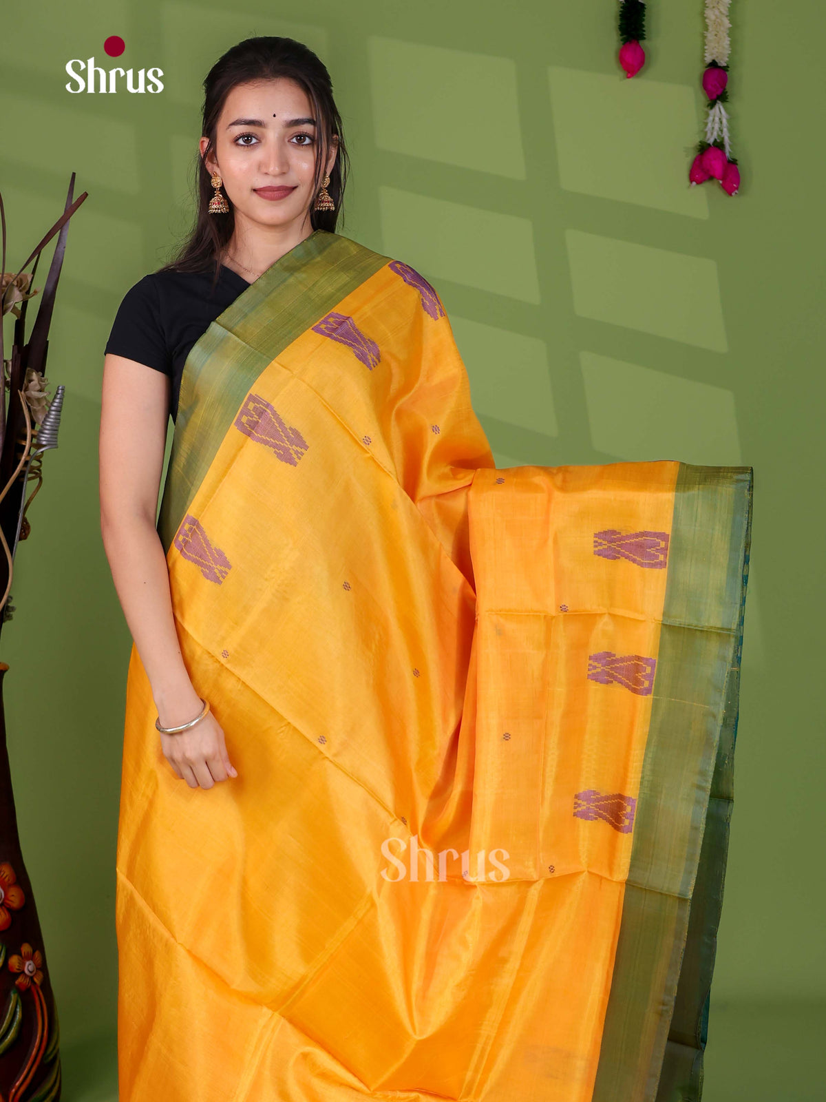 Banana Pith Saree - EJ05340