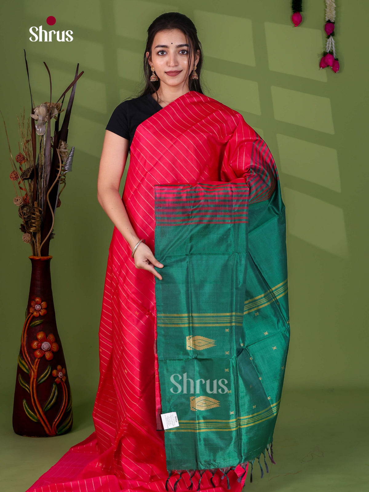 Banana Pith Saree - EJ05342