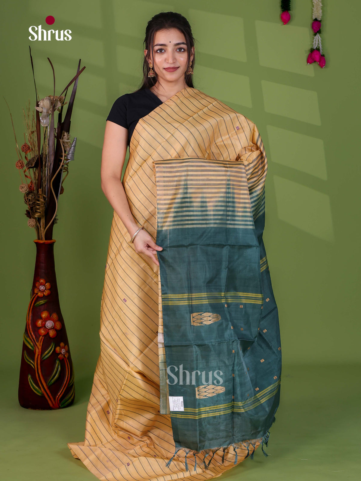 Banana Pith Saree - EJ05344