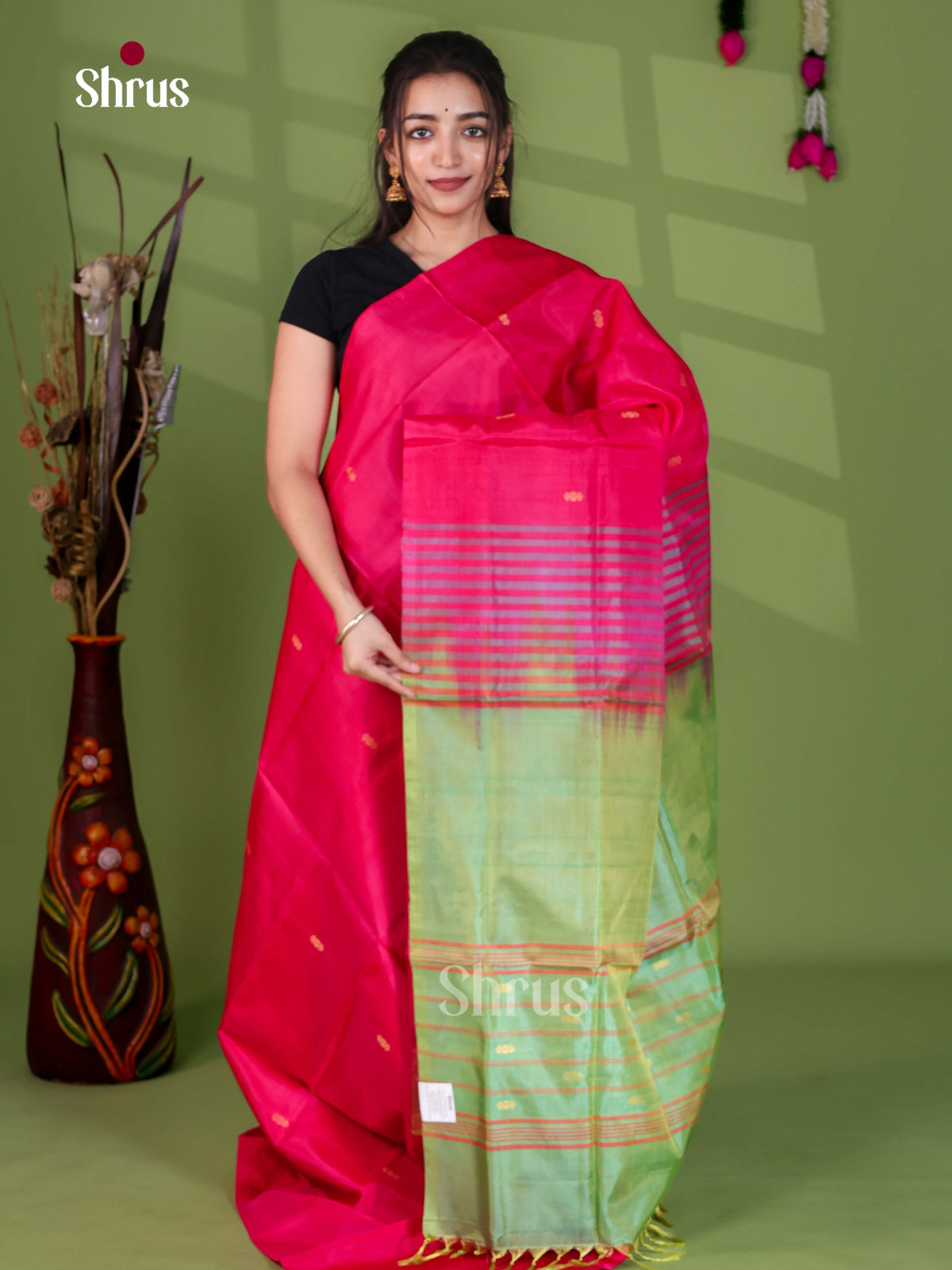 Banana Pith Saree - EJ05347