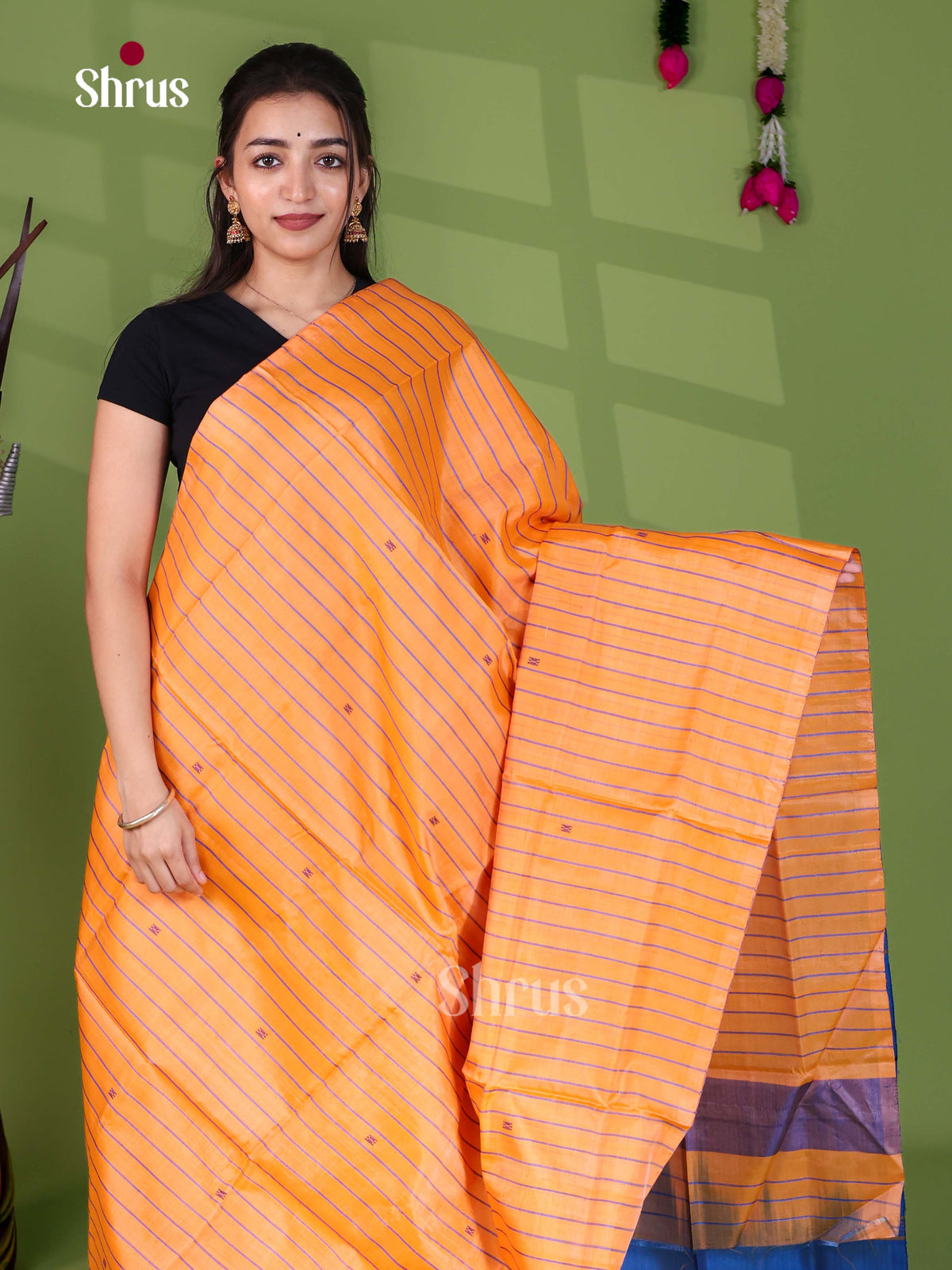 Banana Pith Saree - EJ05348