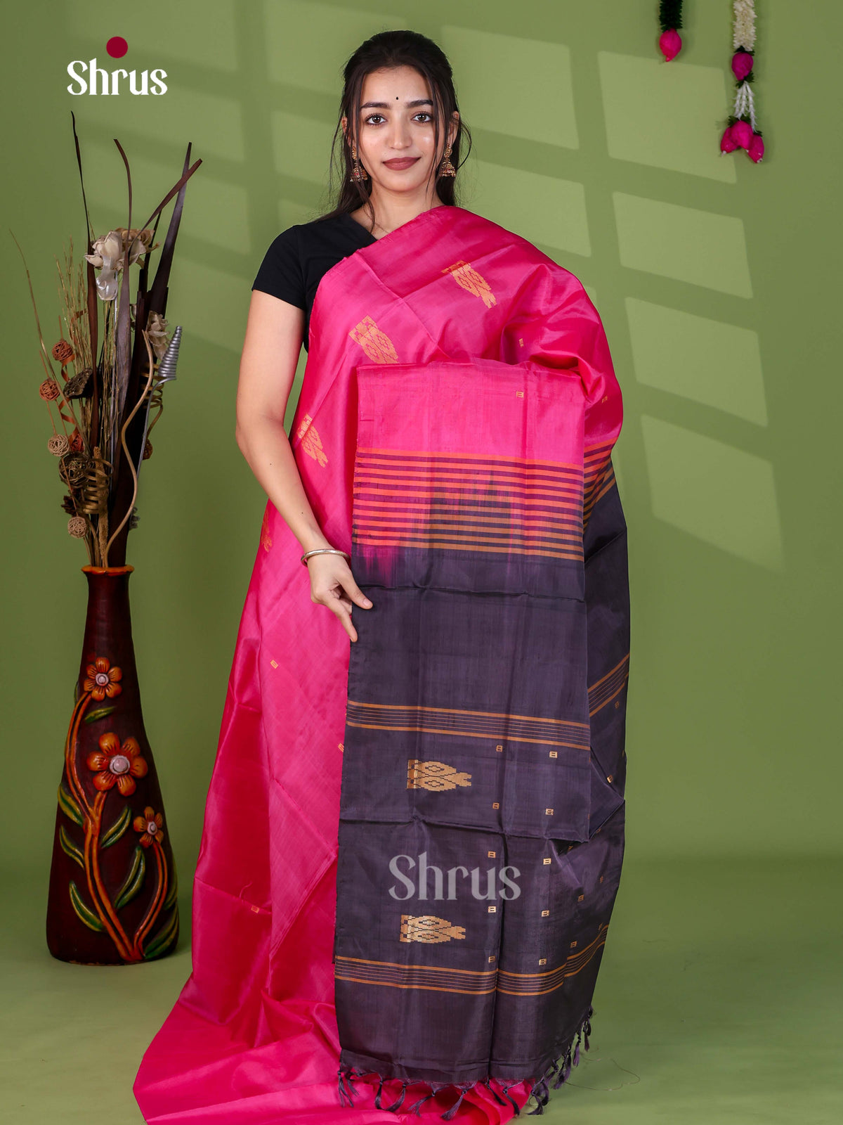Banana Pith Saree - EJ05354