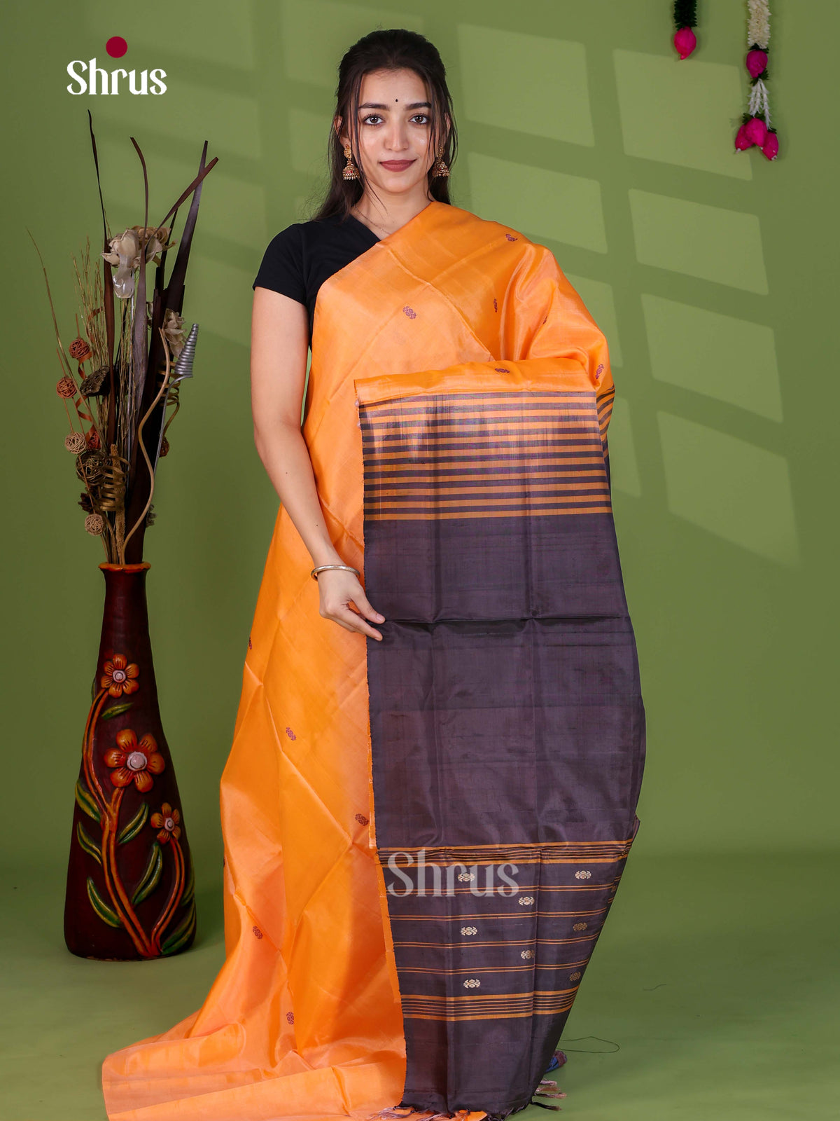 Banana Pith Saree - EJ05356
