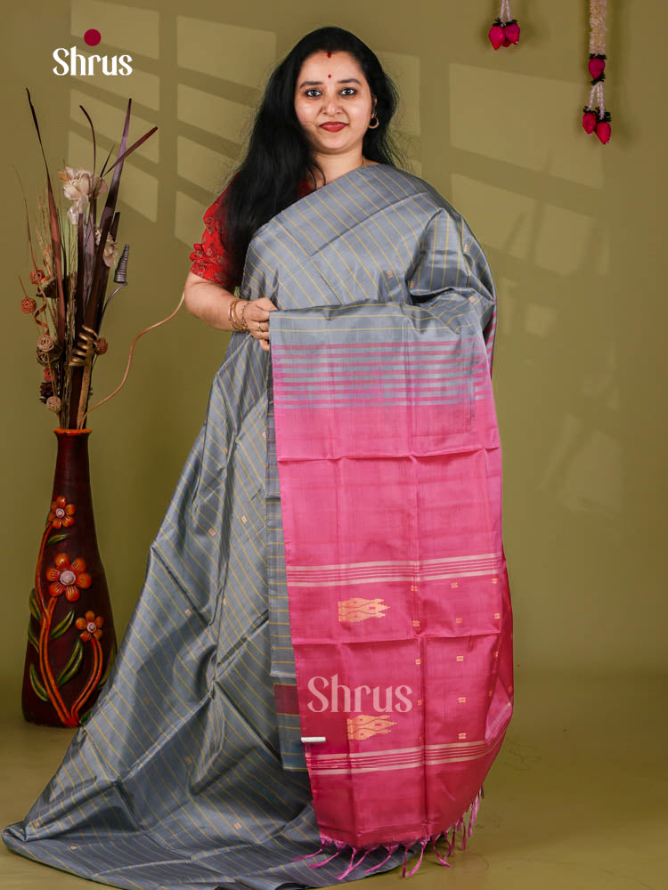 Banana Pith Saree - EJ05420