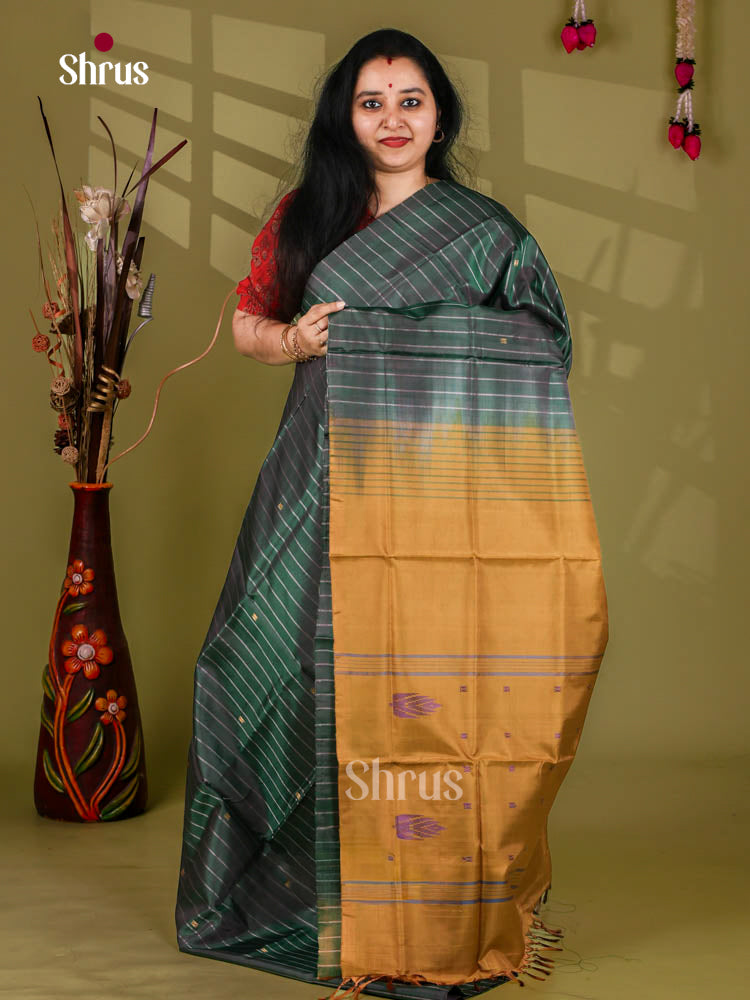 Banana Pith Saree - EJ05430